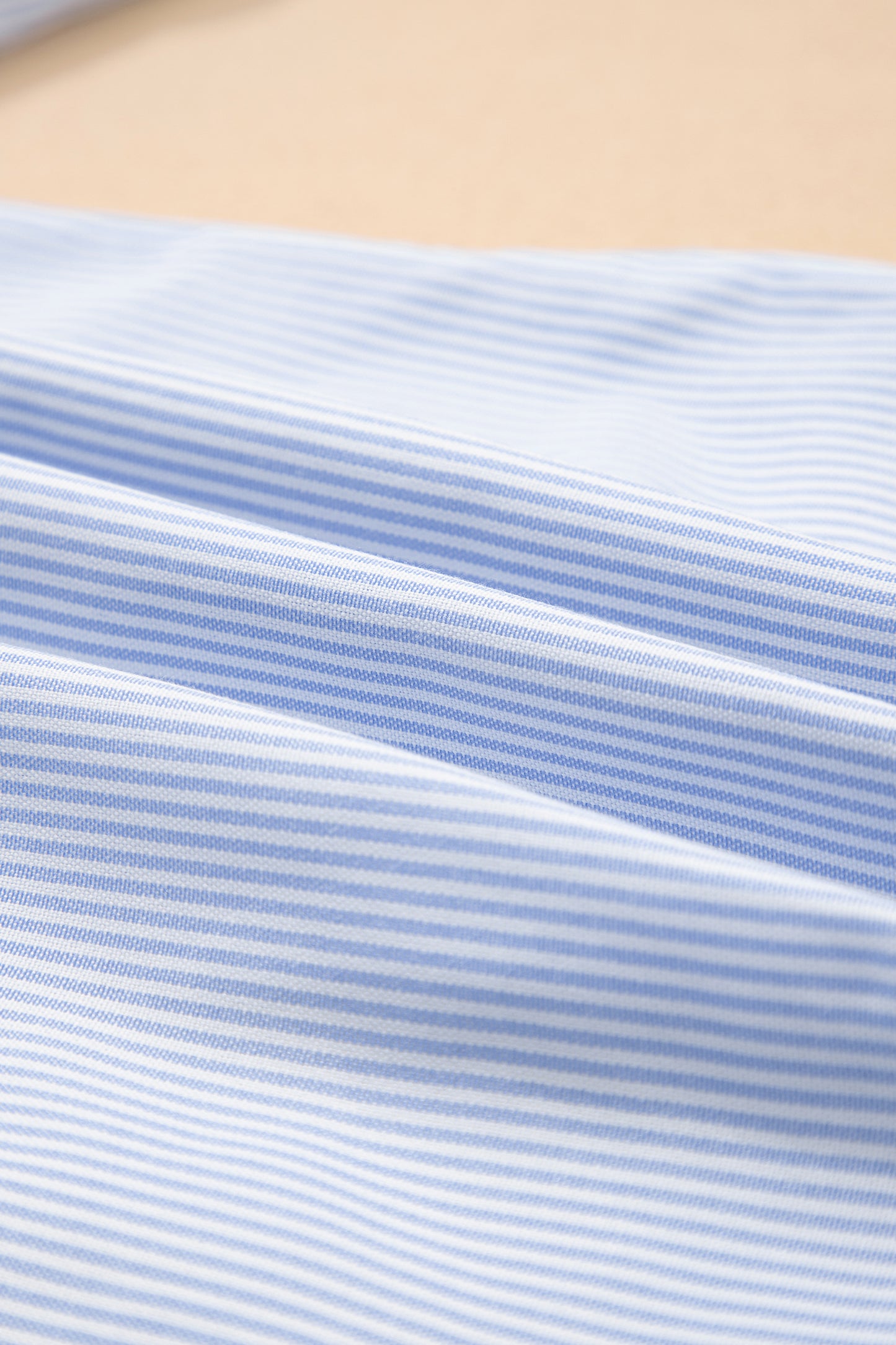 Sky Blue Stripe Ruffled Leopard Patchwork Long Sleeve Button Down Loose Shirt-Tops/Blouses & Shirts-[Adult]-[Female]-2022 Online Blue Zone Planet