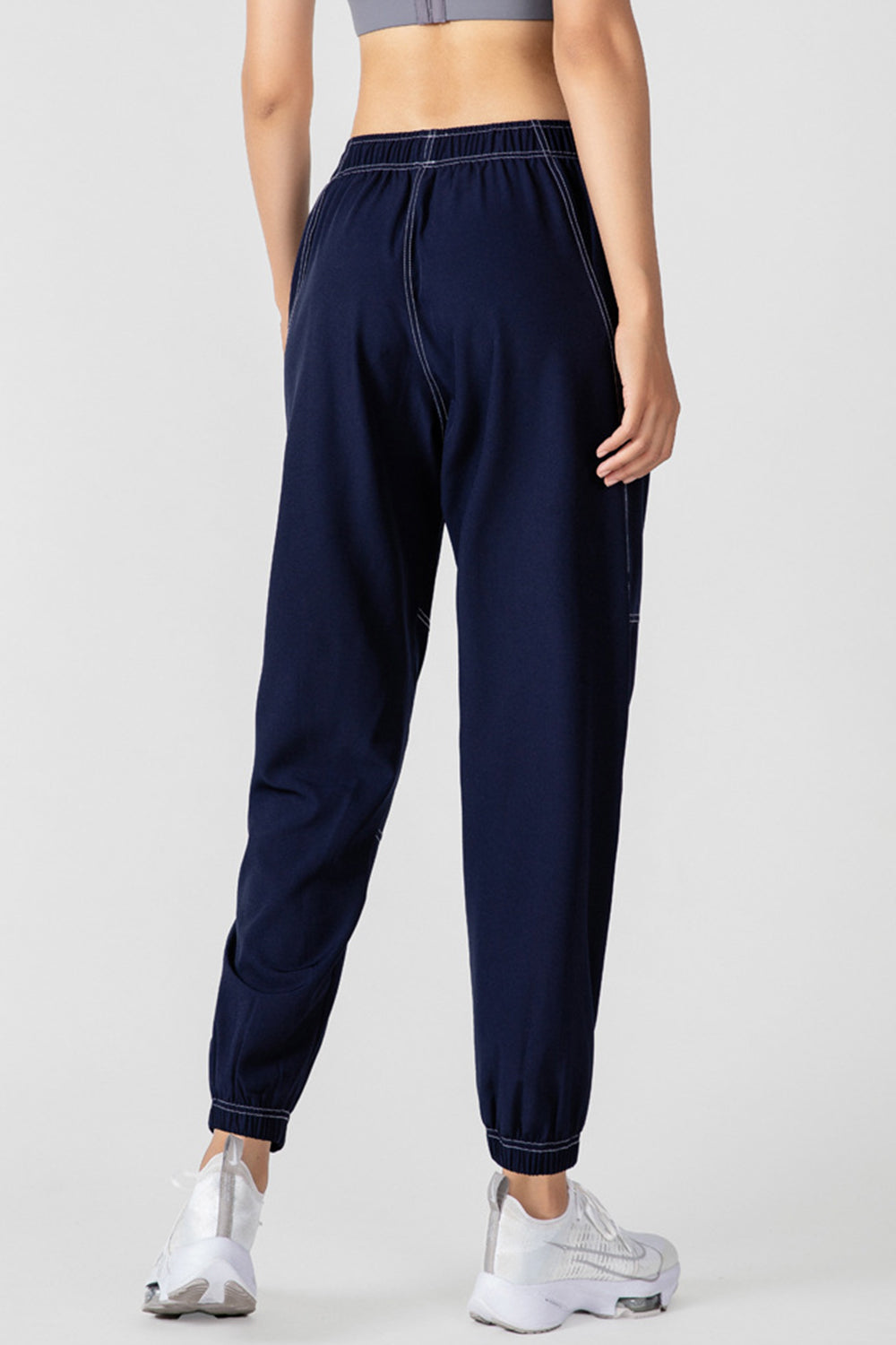 Basic Bae Drawstring Joggers with Pockets-BOTTOM SIZES SMALL MEDIUM LARGE-[Adult]-[Female]-2022 Online Blue Zone Planet