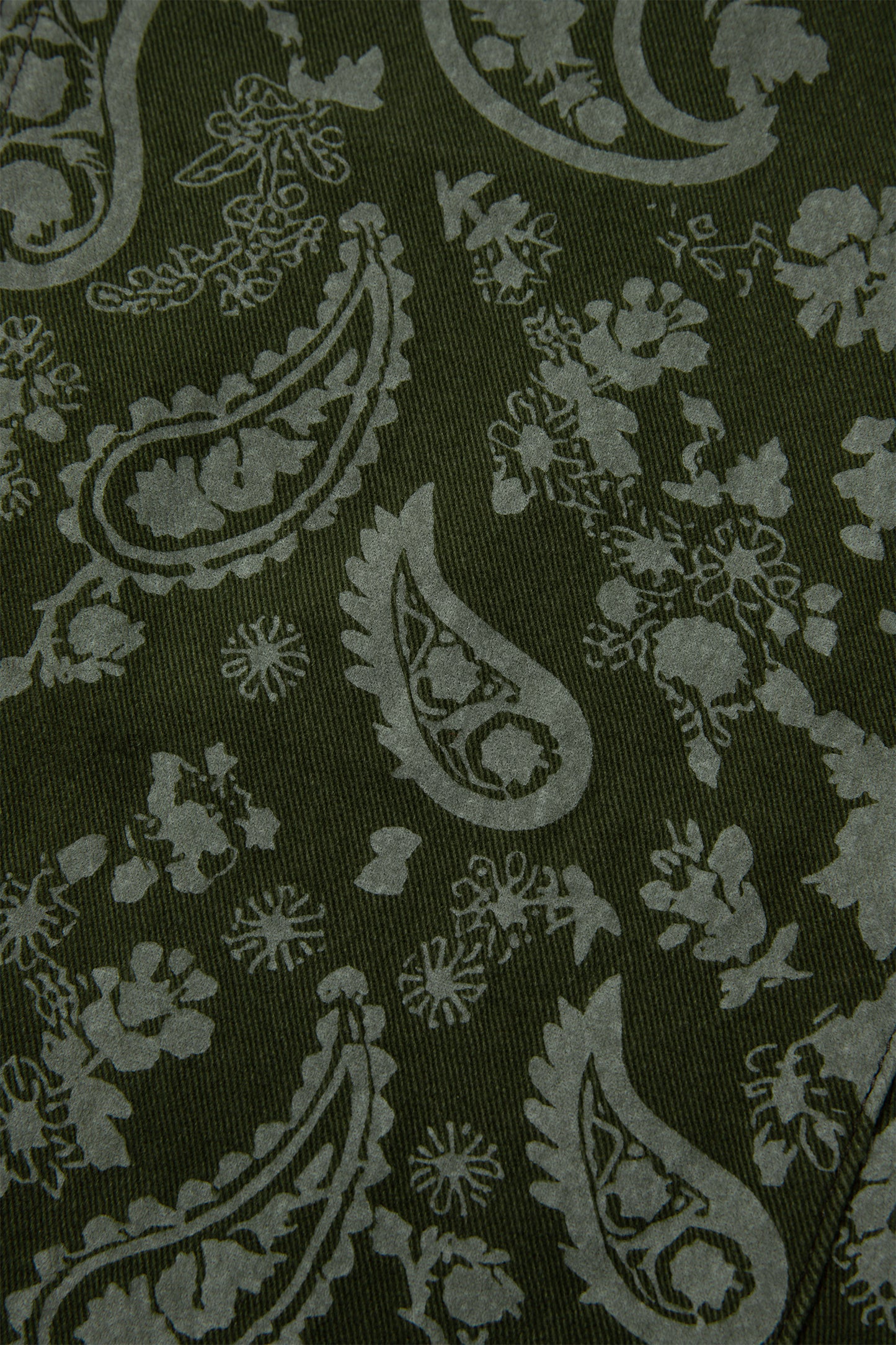 Green Paisley Print Harem Denim Pants-Bottoms/Jeans-[Adult]-[Female]-2022 Online Blue Zone Planet