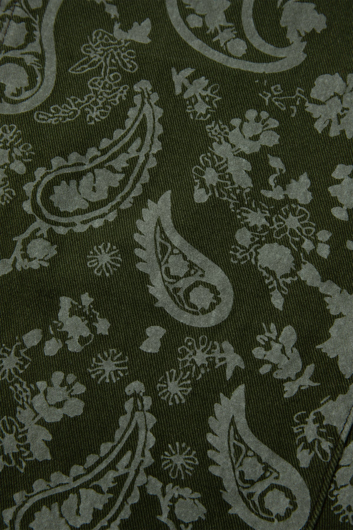 Green Paisley Print Harem Denim Pants-Bottoms/Jeans-[Adult]-[Female]-2022 Online Blue Zone Planet