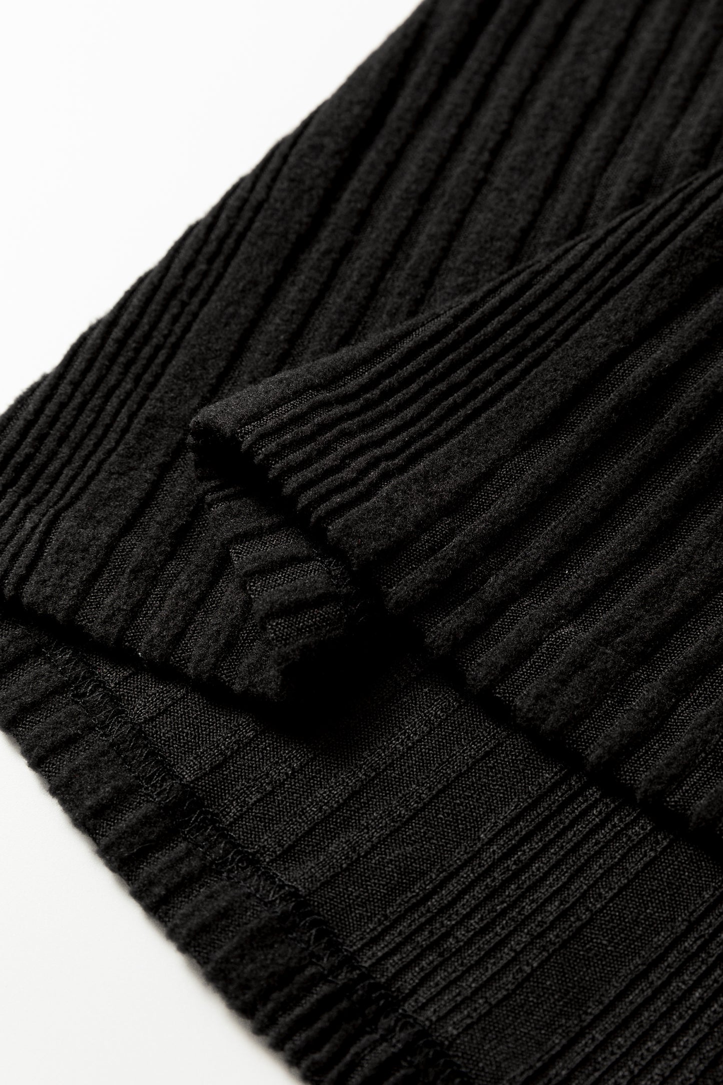 Black Ribbed Open Front Knitted Top With Pockets-Sweaters & Cardigans/Cardigans-[Adult]-[Female]-2022 Online Blue Zone Planet