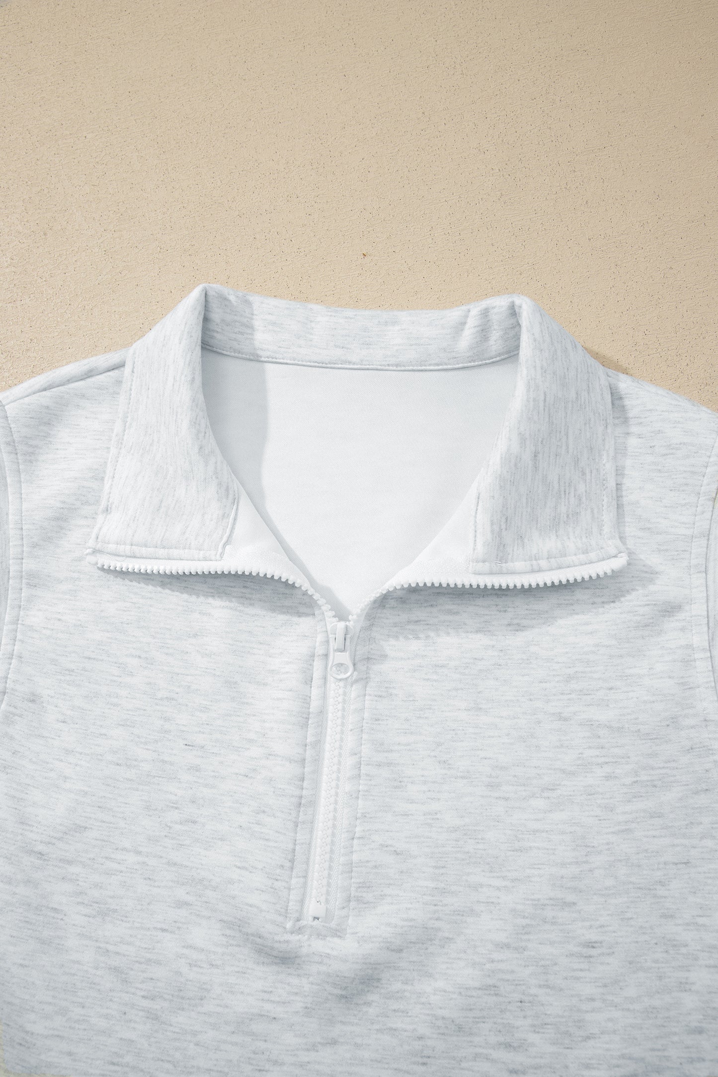 Light Grey Solid Color Sleeveless Zipper Tank and Skort Set-Two Piece Sets/Short Sets-[Adult]-[Female]-2022 Online Blue Zone Planet