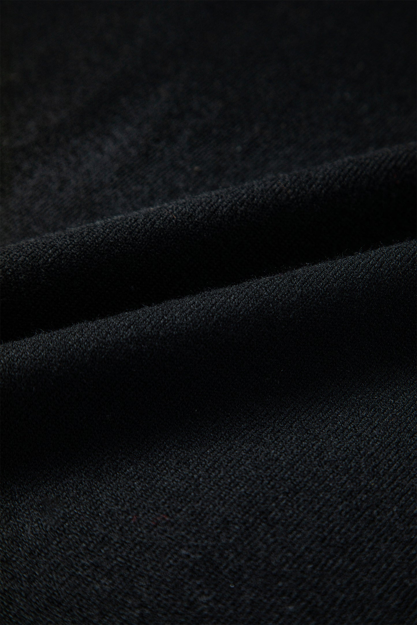 Black Asymmetric Neck Batwing Sleeve Shift Mini Sweater Dress-TOPS / DRESSES-[Adult]-[Female]-2022 Online Blue Zone Planet