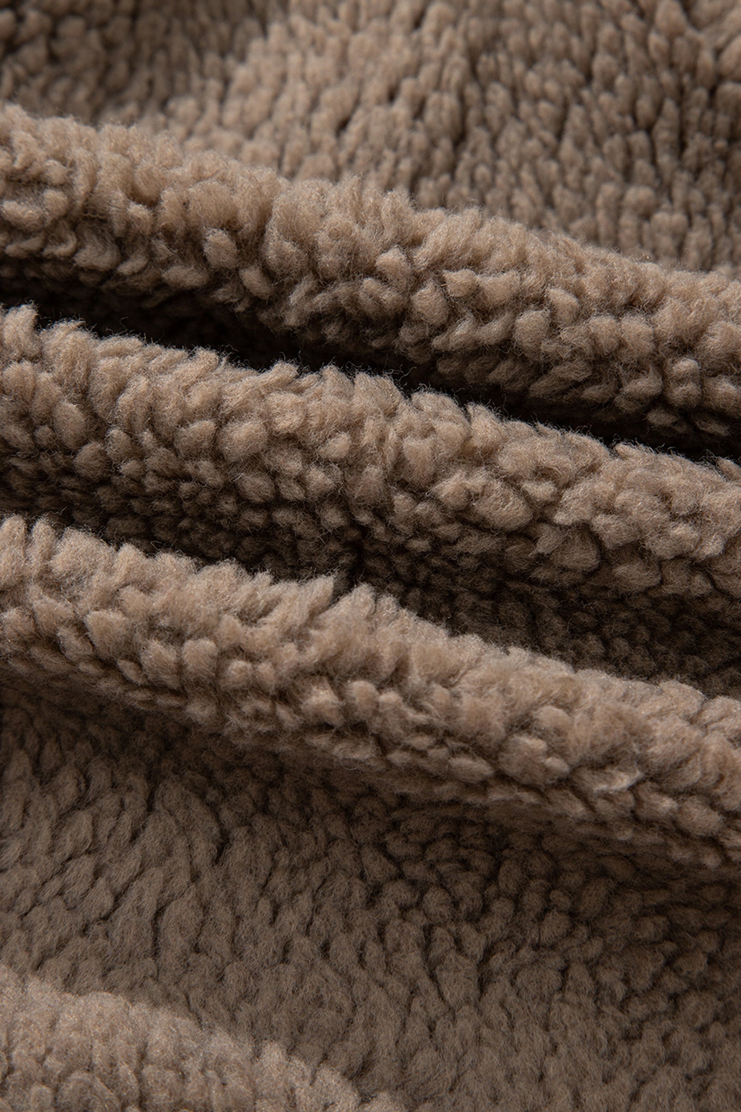 Brown Sherpa Leopard Print Flap Pocket Collared Button Up Jacket-Outerwear/Jackets-[Adult]-[Female]-2022 Online Blue Zone Planet