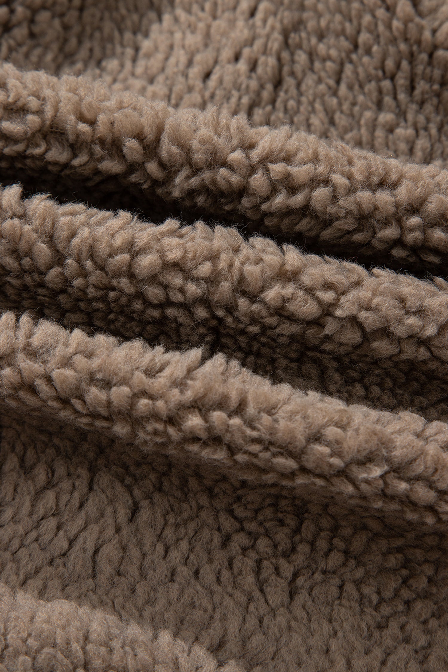 Brown Sherpa Leopard Print Flap Pocket Collared Button Up Jacket-Outerwear/Jackets-[Adult]-[Female]-2022 Online Blue Zone Planet