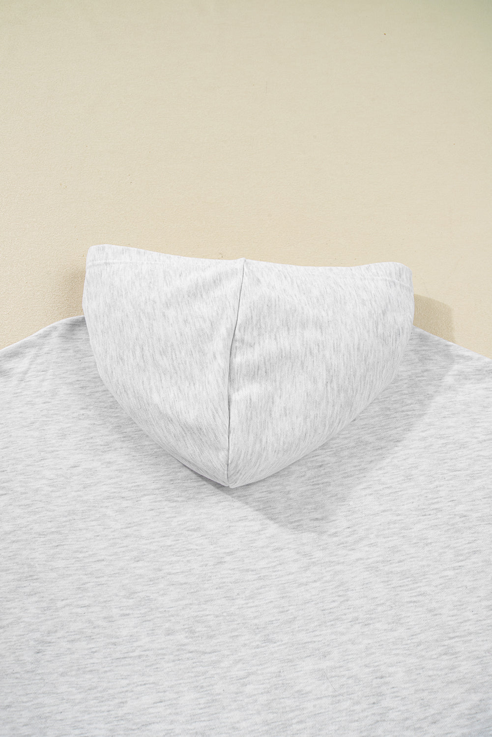 Light Grey Camouflage Patchwork Asymmetric Sleeve Plus Size Hoodie-Tops / Dresses-[Adult]-[Female]-2022 Online Blue Zone Planet