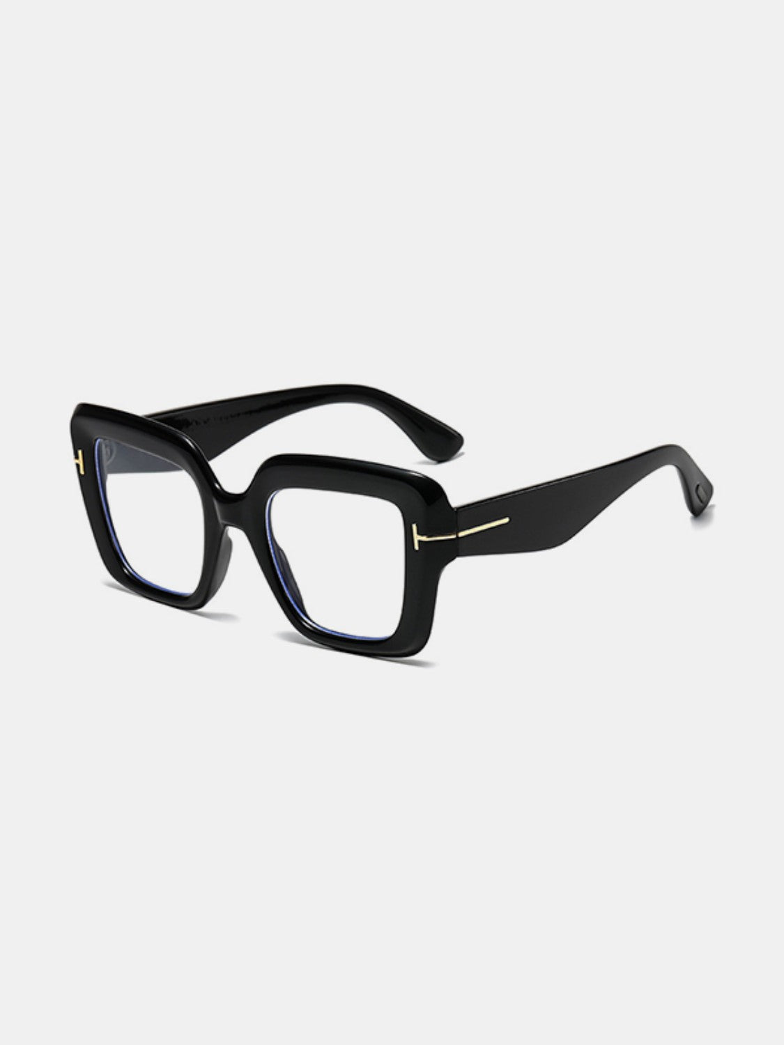 Polycarbonate Frame Square Sunglasses-SUN GLASSES-[Adult]-[Female]-Transparent-One Size-2022 Online Blue Zone Planet