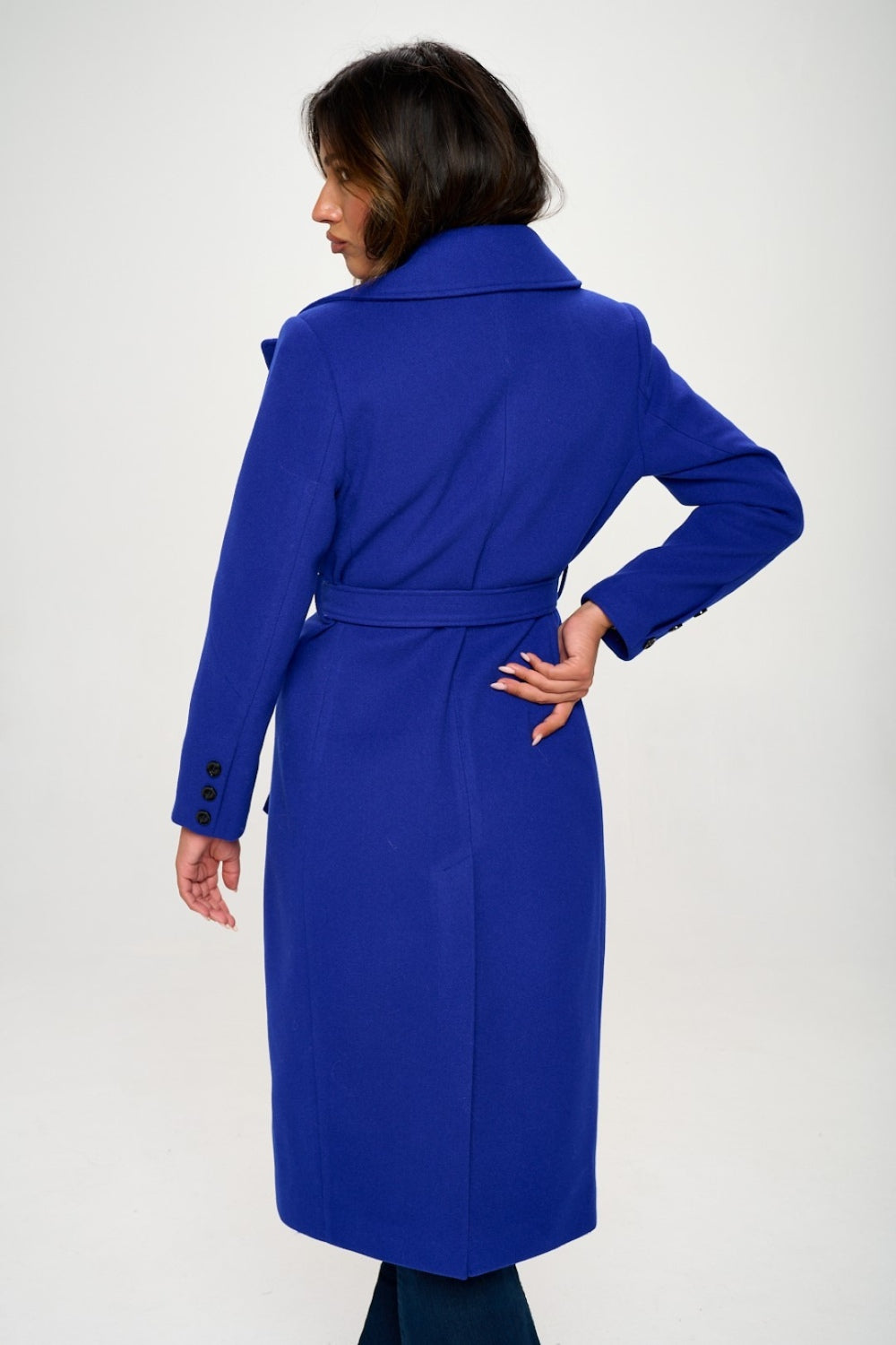 Coalition LA Double-Breasted Longline Coat with Belt-TOPS / DRESSES-[Adult]-[Female]-2022 Online Blue Zone Planet