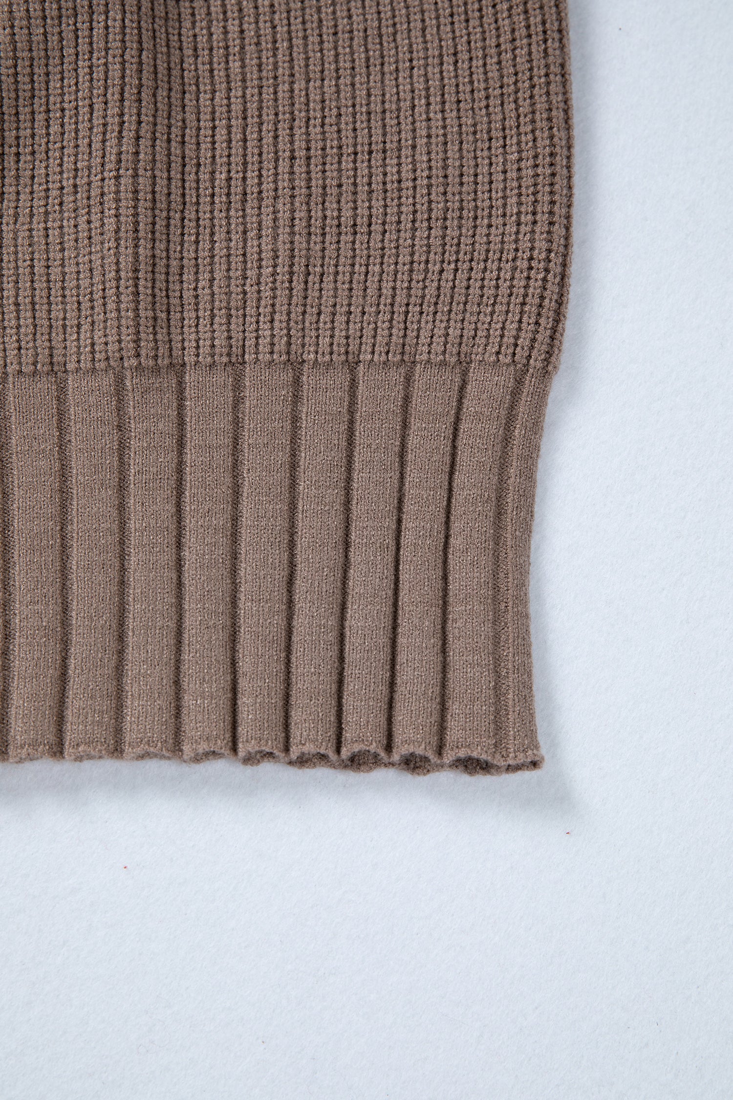 Goat Mixed Texture Knit Button V Neck Sweater Cardigan-TOPS / DRESSES-[Adult]-[Female]-2022 Online Blue Zone Planet