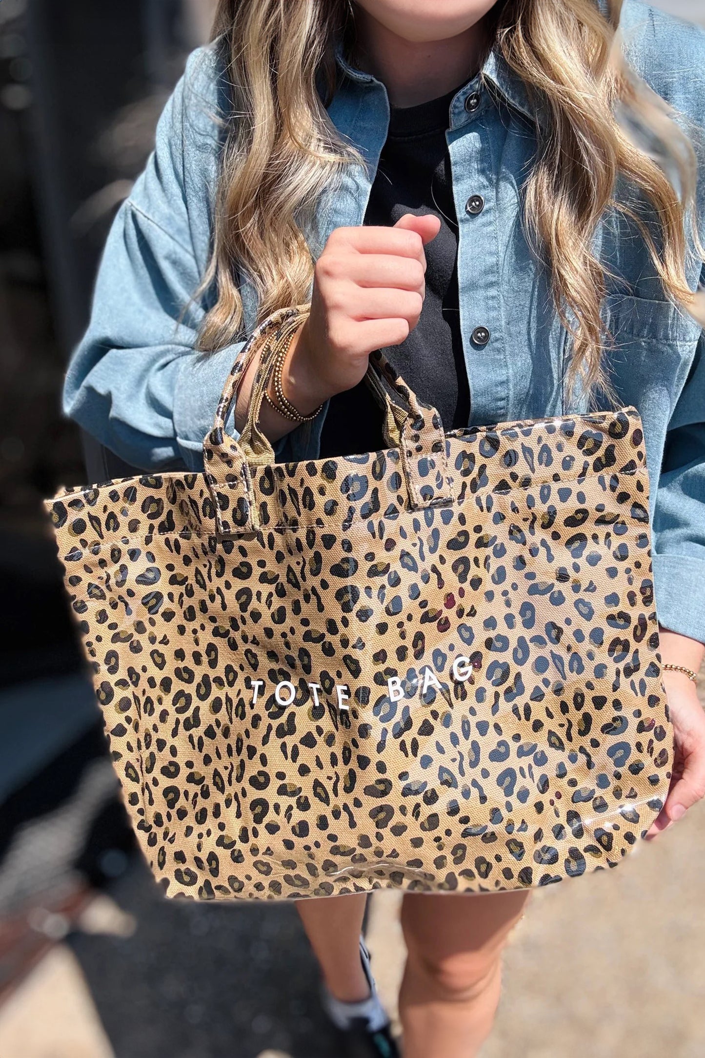Rose Red Leopard Pu Leather Water Proof Tote Bag-Shoes & Bags/Handbags-[Adult]-[Female]-Brown-ONE SIZE-2022 Online Blue Zone Planet