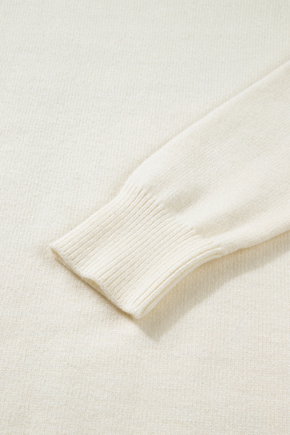 White Sequined Bow Graphic Christmas Holiday Sweater-TOPS / DRESSES-[Adult]-[Female]-2022 Online Blue Zone Planet