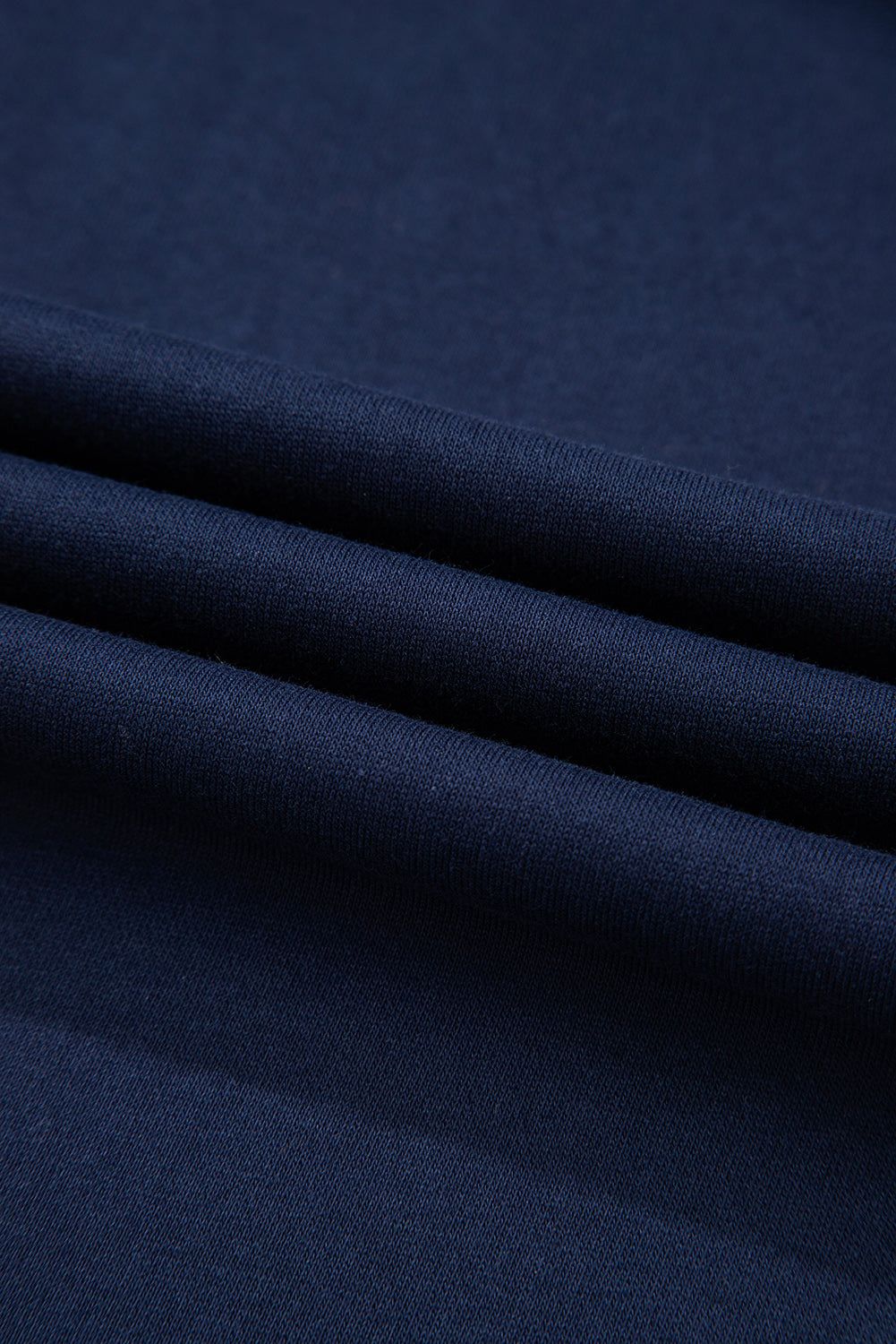 Dirty blue Varsity Striped Detail Crewneck Pullover Elastic Sweatpants 2pcs Outfit-Two Piece Sets/Pant Sets-[Adult]-[Female]-2022 Online Blue Zone Planet