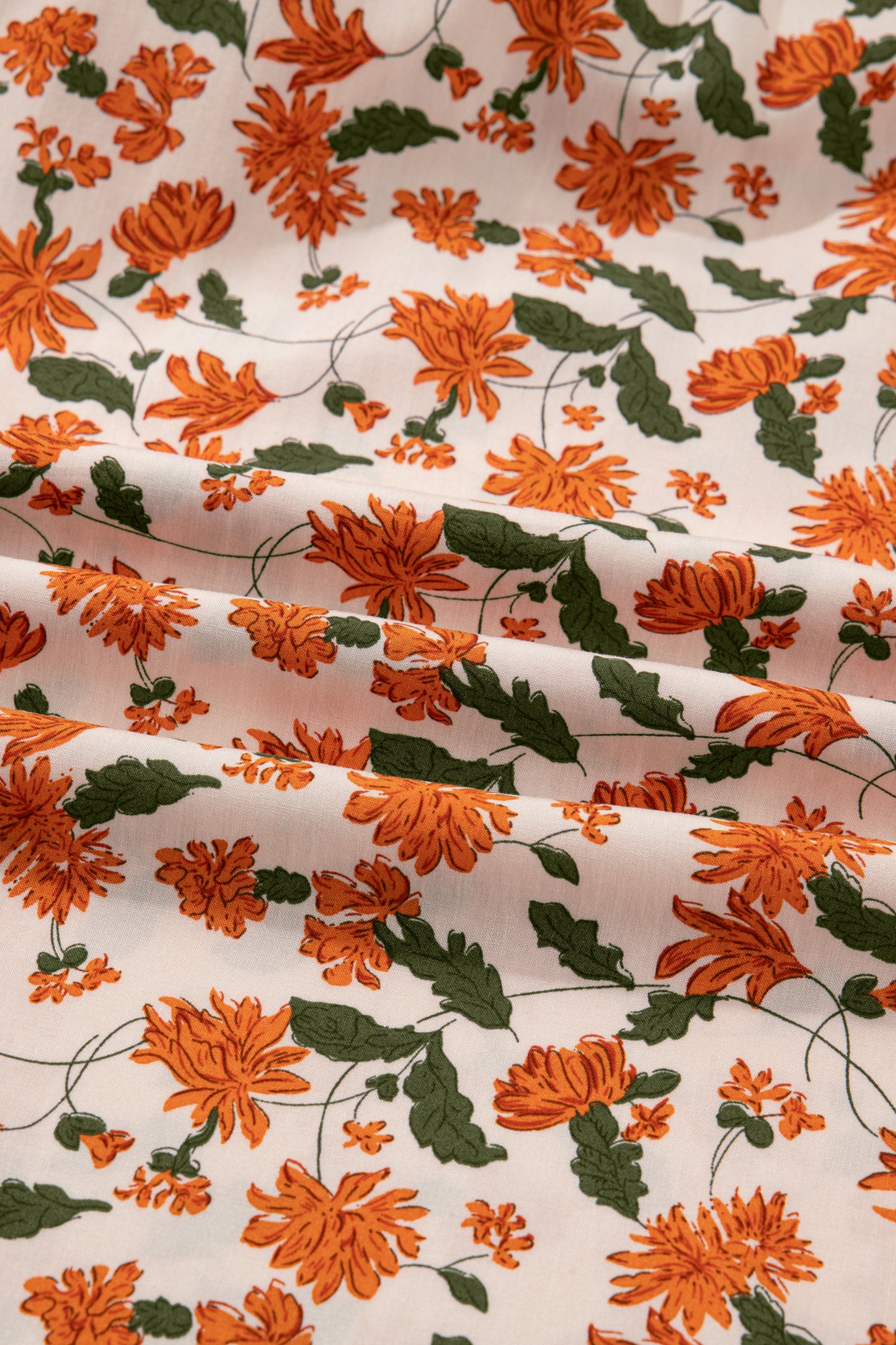 Beige Plus Size Floral Print V Neck Long Sleeve Babydoll Short Dress-TOPS / DRESSES-[Adult]-[Female]-2022 Online Blue Zone Planet