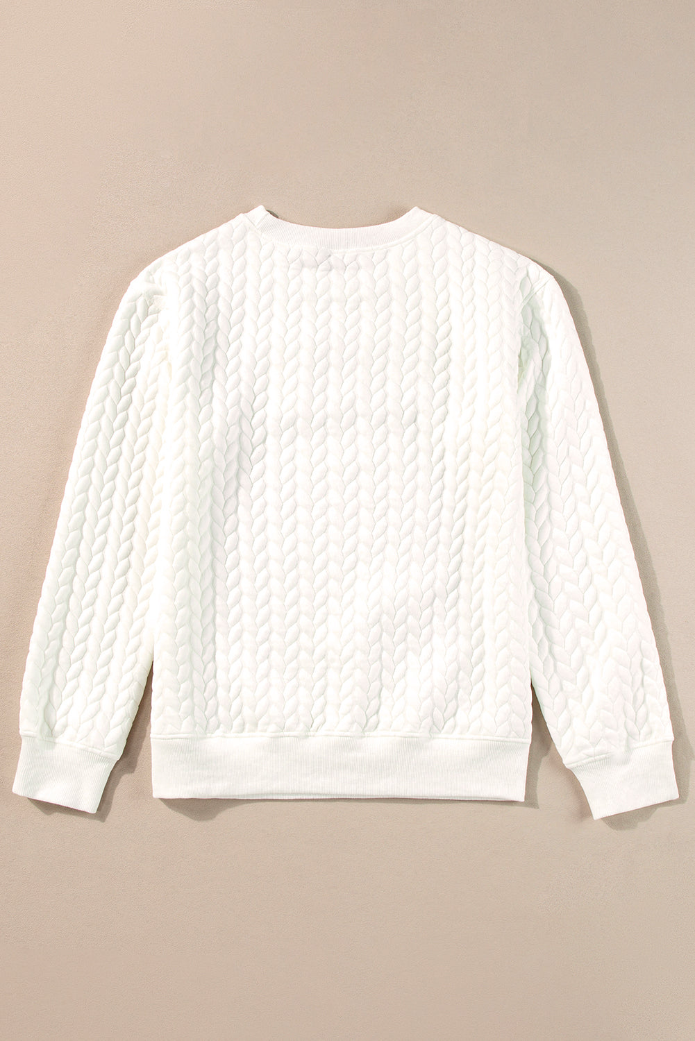White Merry and Bright Quilted Sweatshirt-Sweatshirts & Hoodies-[Adult]-[Female]-2022 Online Blue Zone Planet
