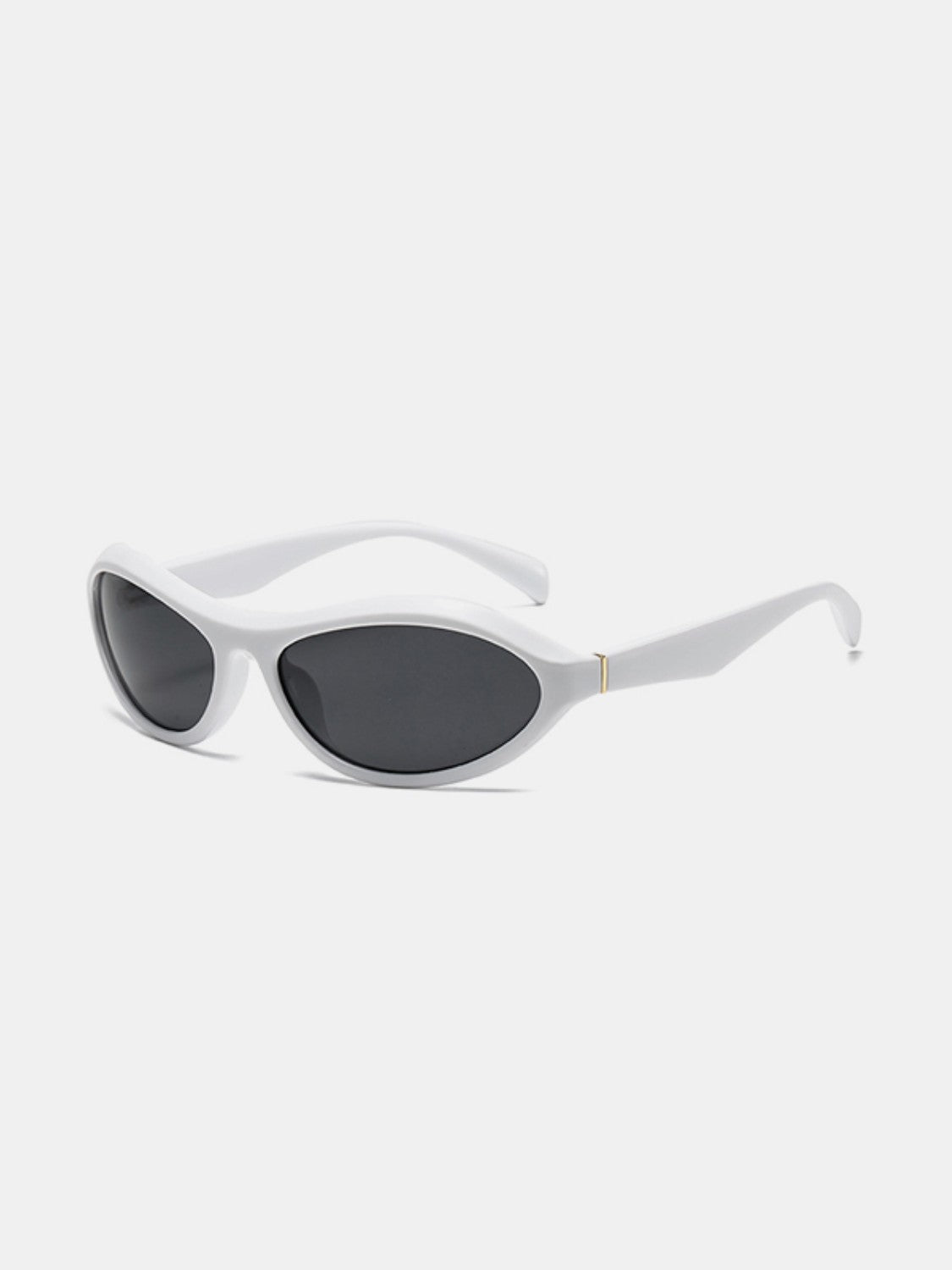 Cat Eye Polycarbonate Sunglasses-SUN GLASSES-[Adult]-[Female]-White-One Size-2022 Online Blue Zone Planet