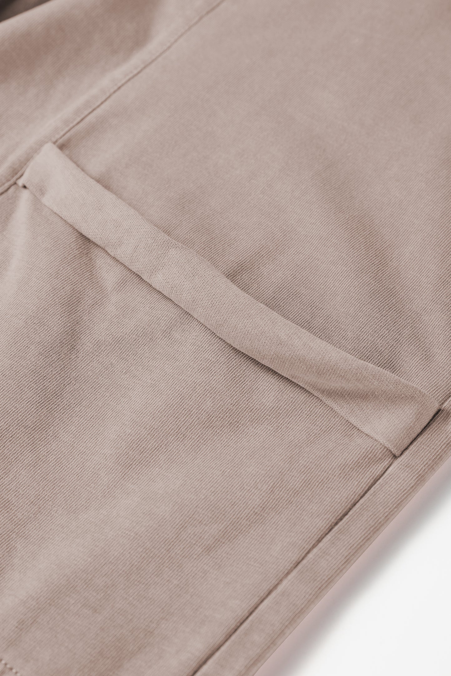 Smoke Gray Mineral Wash Exposed Seam Drawstring Elastic Waistband Wide Leg Cargo Pants-Bottoms/Pants & Culotte-[Adult]-[Female]-2022 Online Blue Zone Planet