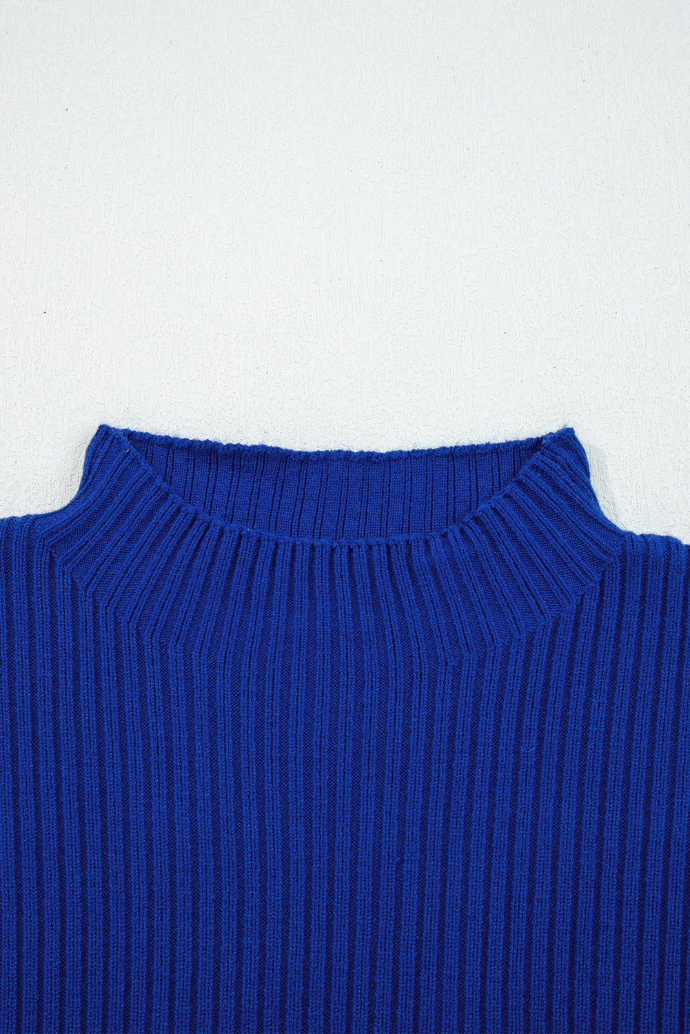 Dark Blue Patch Pocket Ribbed Knit Short Sleeve Sweater-Sweaters & Cardigans/Short Sleeve Sweaters-[Adult]-[Female]-2022 Online Blue Zone Planet