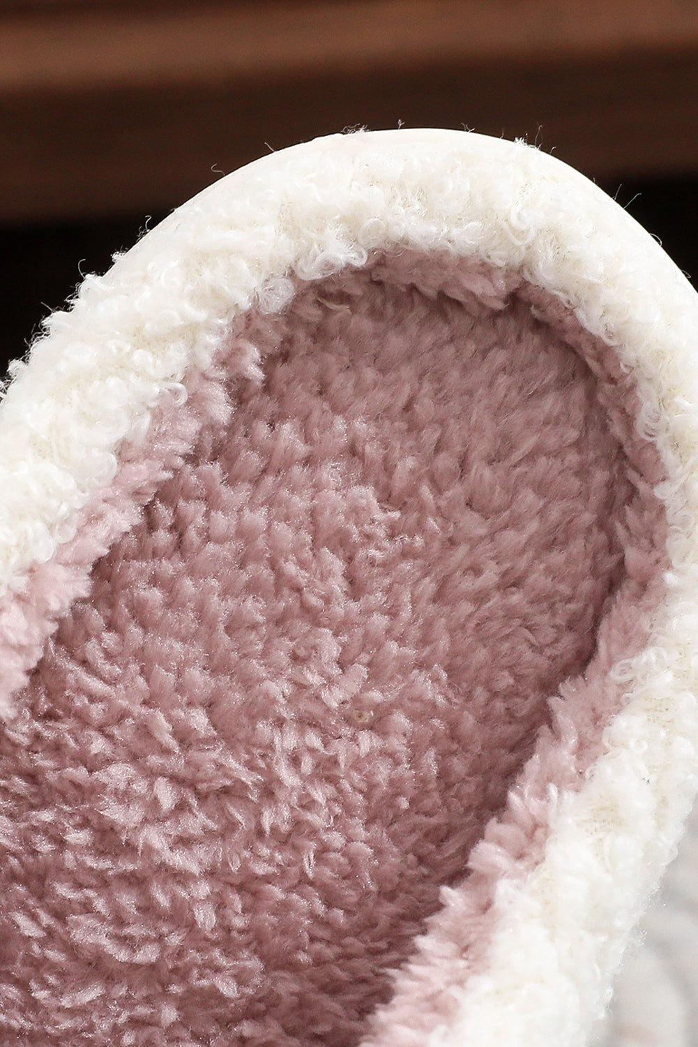 White Plush Christmas Tree Color Contrasted Liner House Slippers-Shoes & Bags/Slippers-[Adult]-[Female]-2022 Online Blue Zone Planet