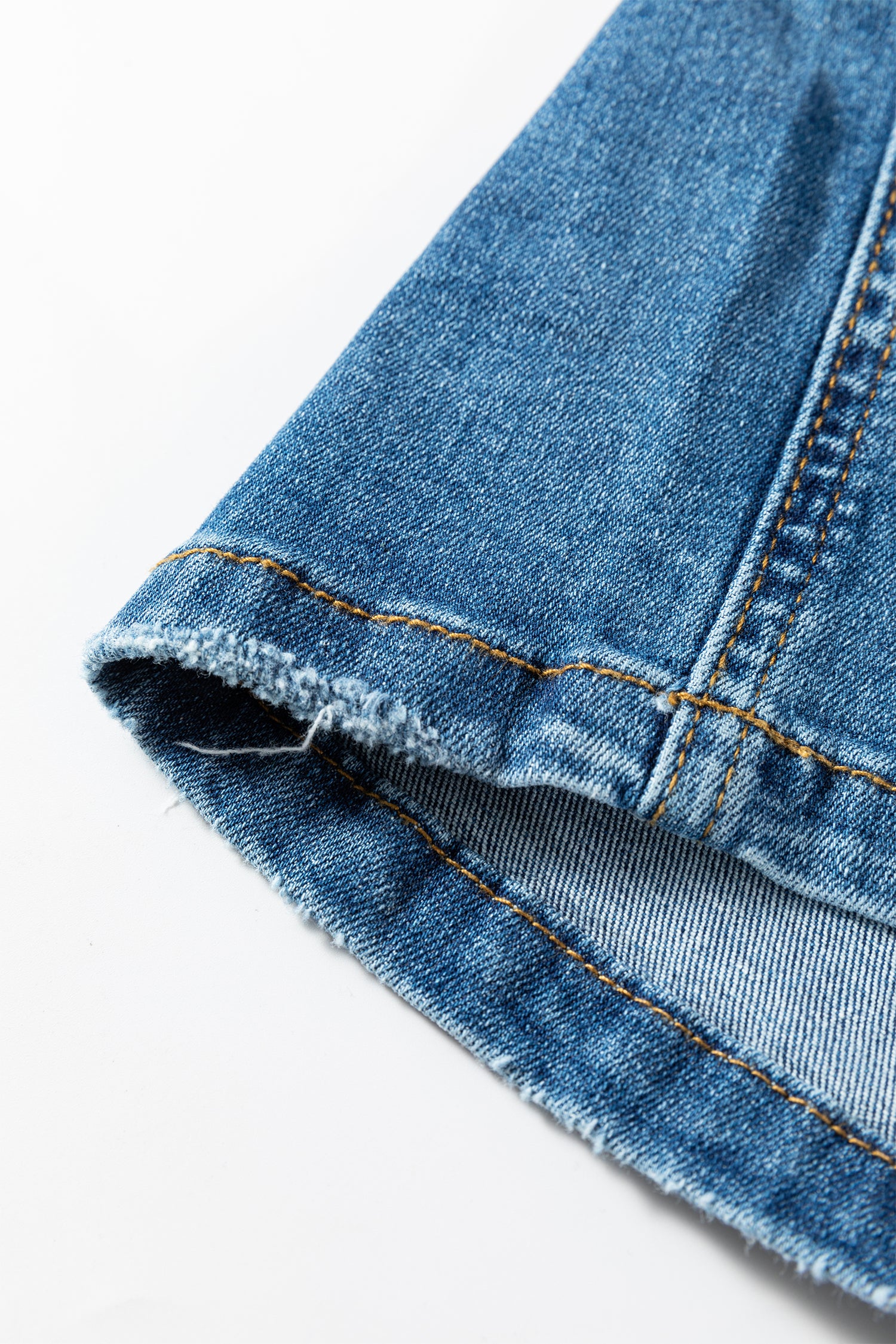 Myosotis Mid Rise Distressed Sneak Peek Straight Leg Jeans-Bottoms/Jeans-[Adult]-[Female]-2022 Online Blue Zone Planet