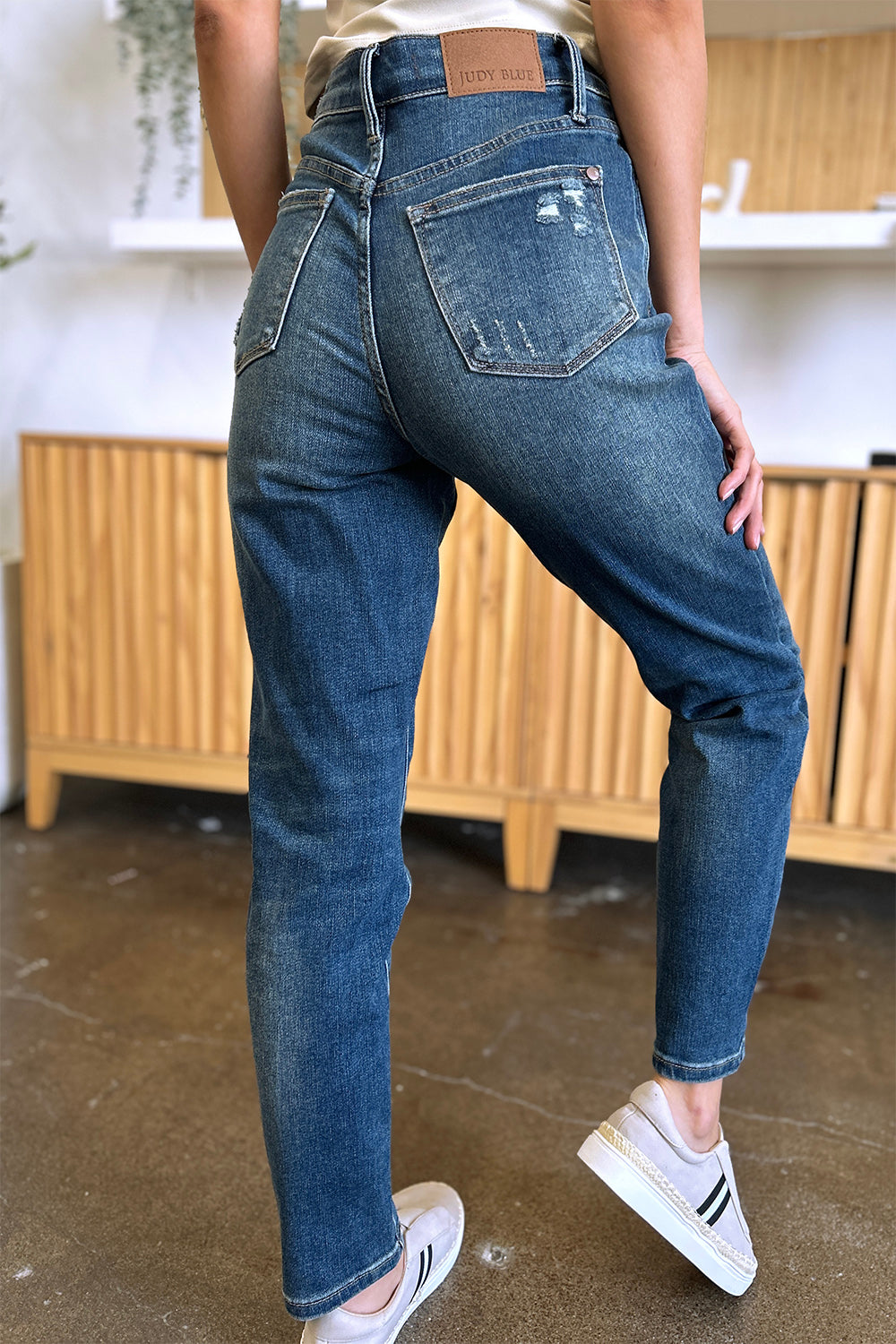 Blue Zone Planet | Judy Blue Full Size Tummy Control High Waist Slim Jeans-TOPS / DRESSES-[Adult]-[Female]-2022 Online Blue Zone Planet