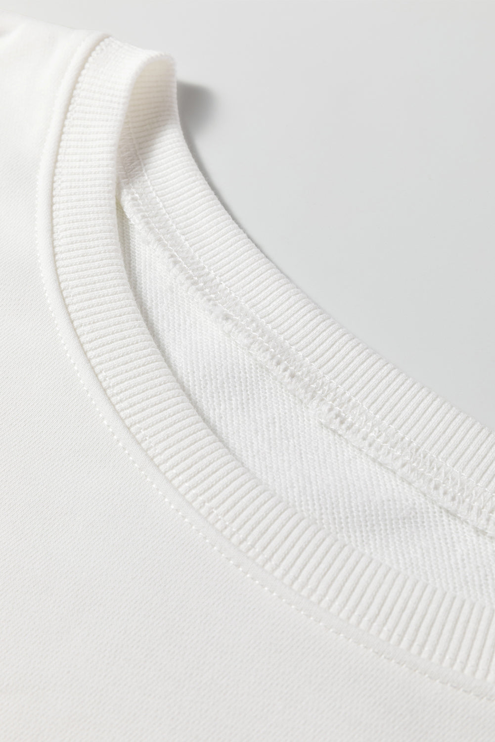 Beige Striped Drop Shoulder Round Neck Pullover and Jogger Pants Active Outfit-Two Piece Sets/Pant Sets-[Adult]-[Female]-2022 Online Blue Zone Planet