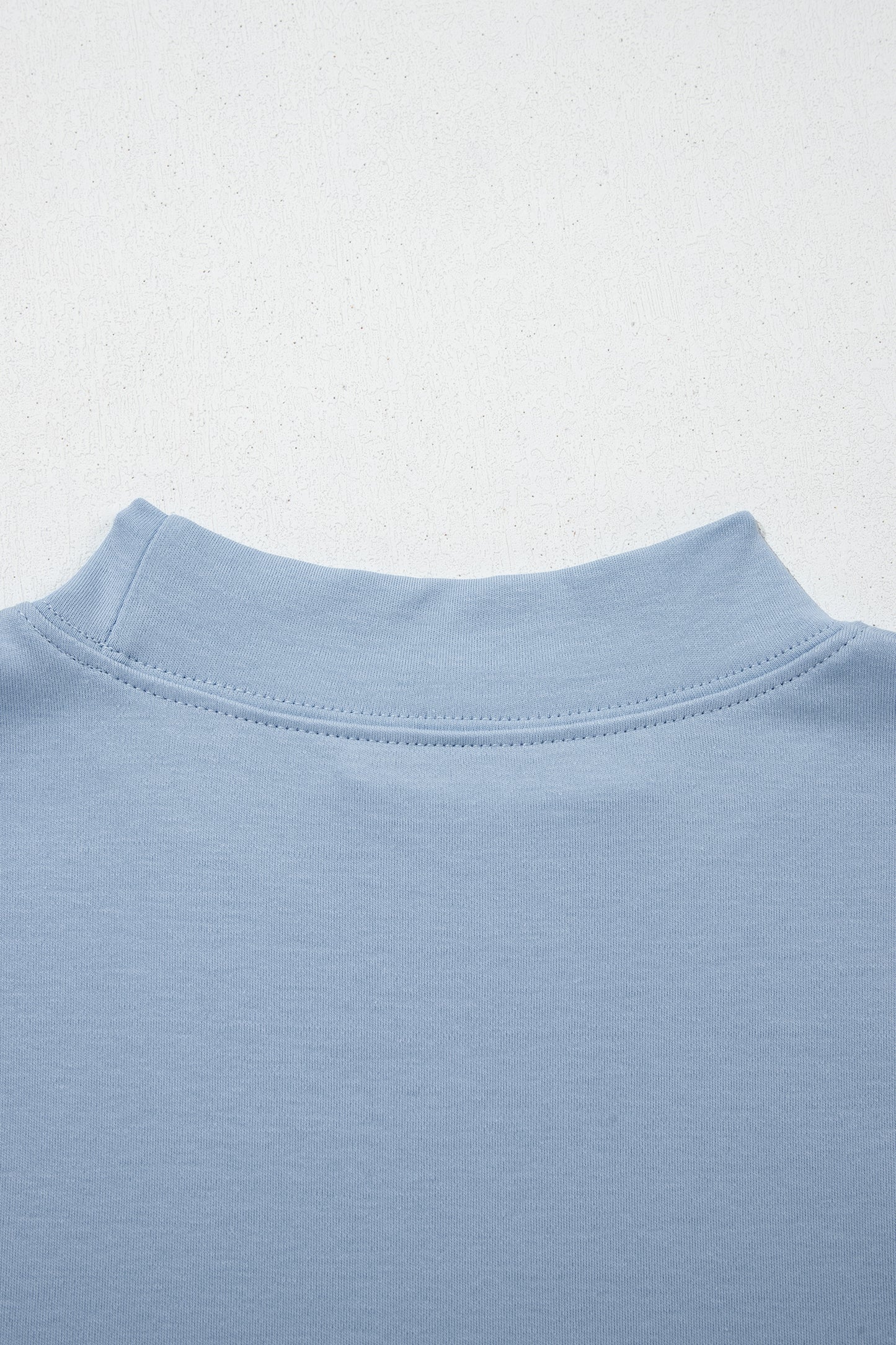 Pink Solid Color High Neck Oversize Tee-Tops/Tops & Tees-[Adult]-[Female]-2022 Online Blue Zone Planet