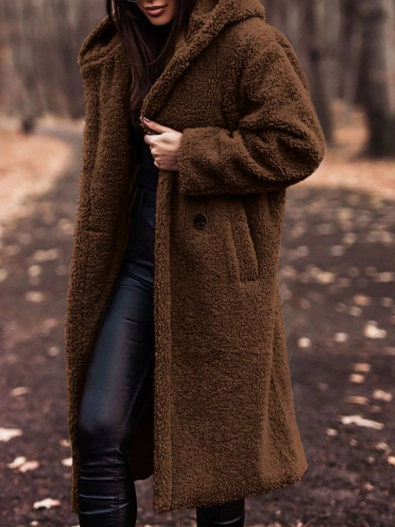 Longline Next Ladies Teddy Bear Coats Threadbare Maxi Teddy Coat