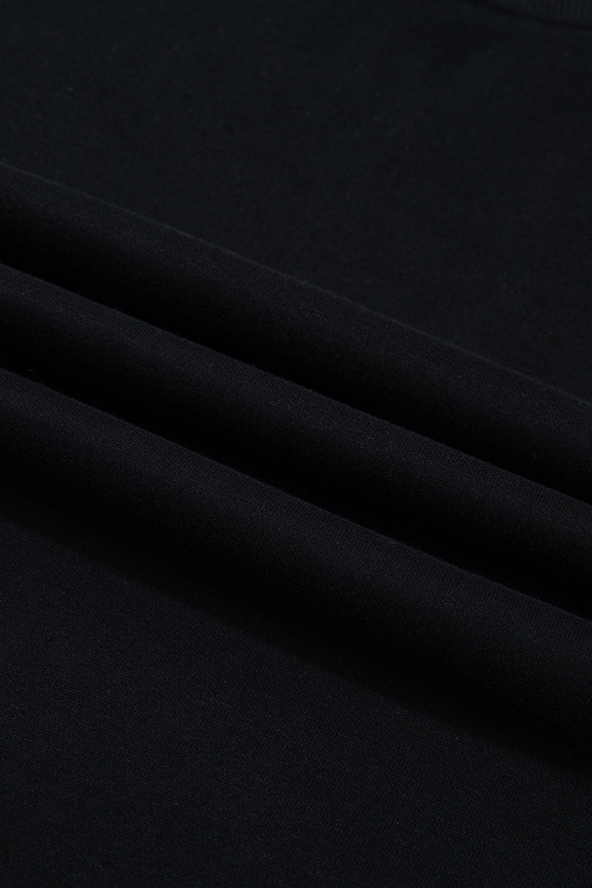 Black Solid Color Oversized Mock Neck Sweatshirt-Tops/Sweatshirts & Hoodies-[Adult]-[Female]-2022 Online Blue Zone Planet