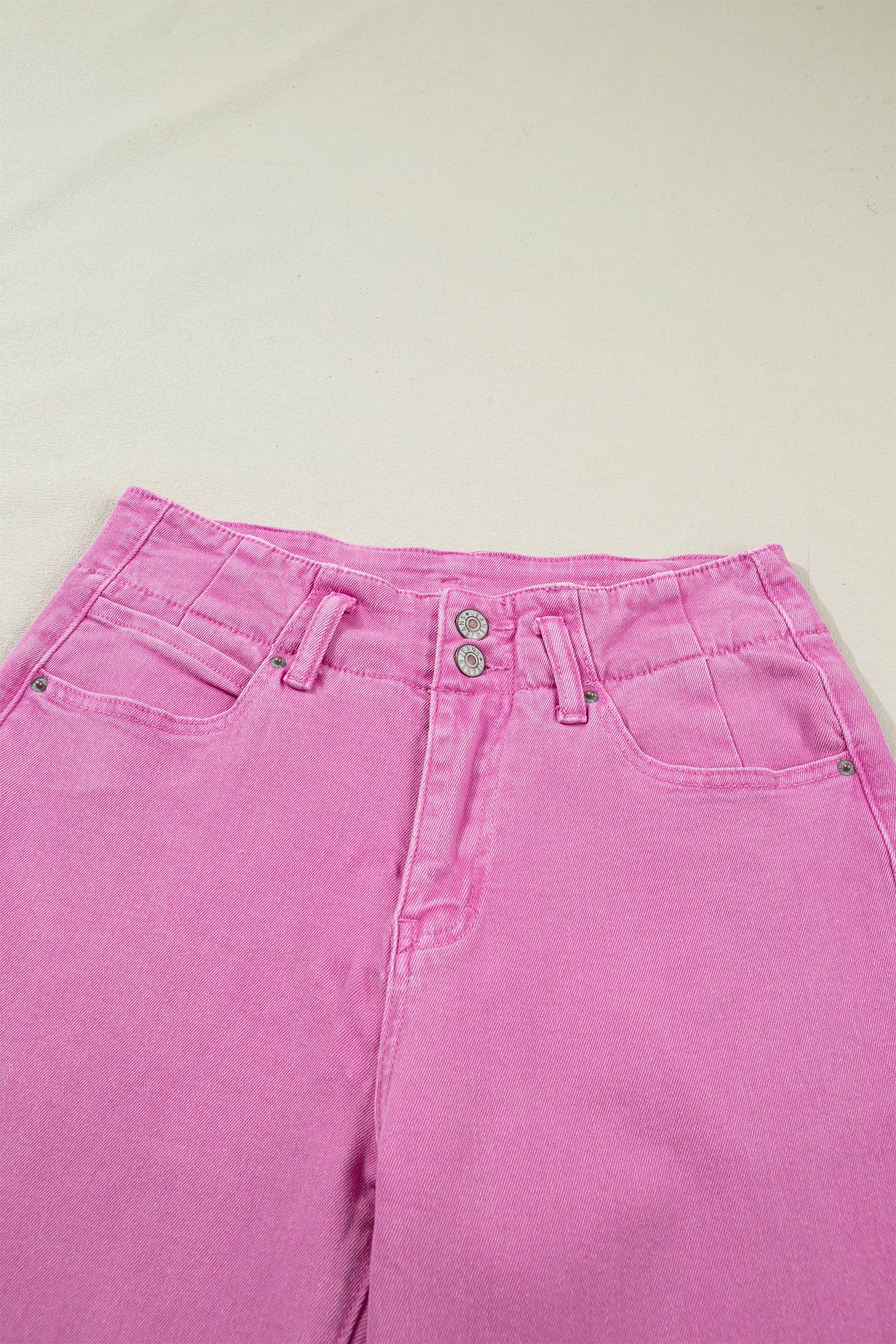 Bonbon 2-Button High Waist Flared Bottom Jeans-Bottoms/Jeans-[Adult]-[Female]-2022 Online Blue Zone Planet