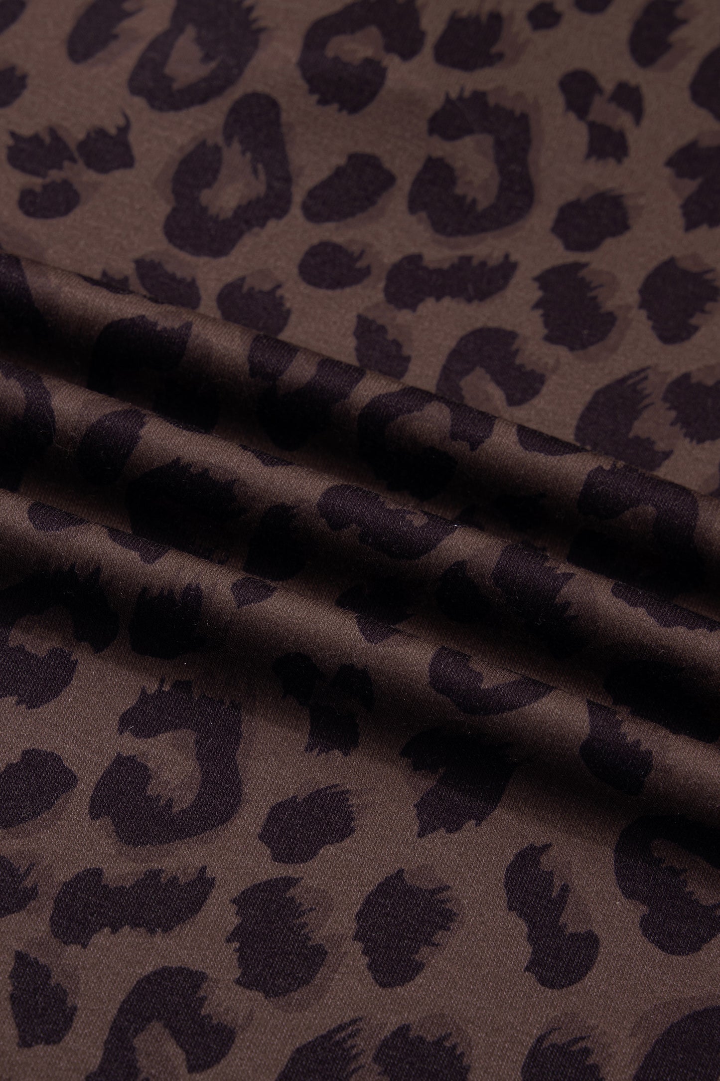 Brown Plus Size Leopard Short Set-Plus Size/Plus Size Loungewear-[Adult]-[Female]-2022 Online Blue Zone Planet