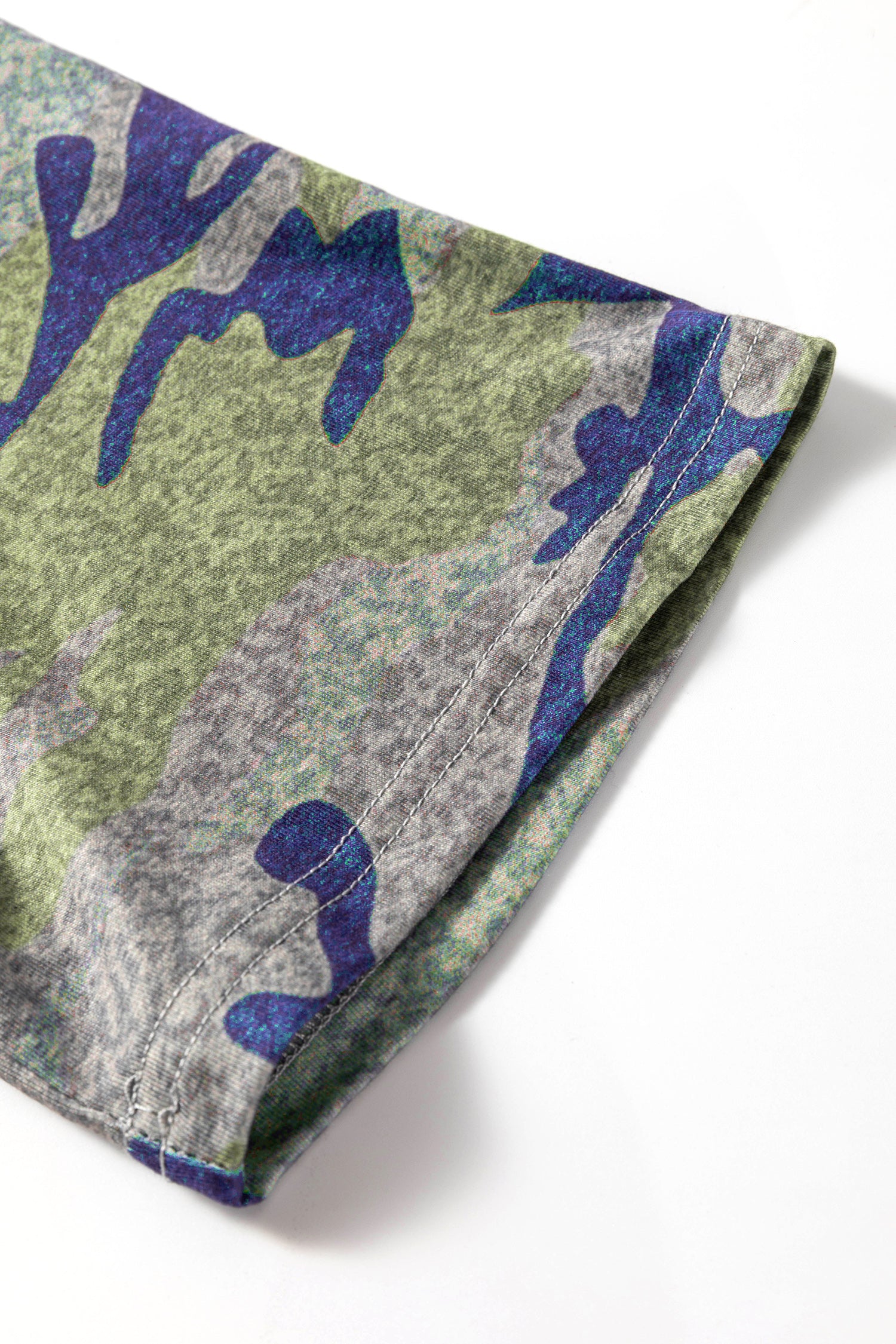 Multicolour Stylish Camouflage Print America Patriotic Tee-Tops/Tops & Tees-[Adult]-[Female]-2022 Online Blue Zone Planet