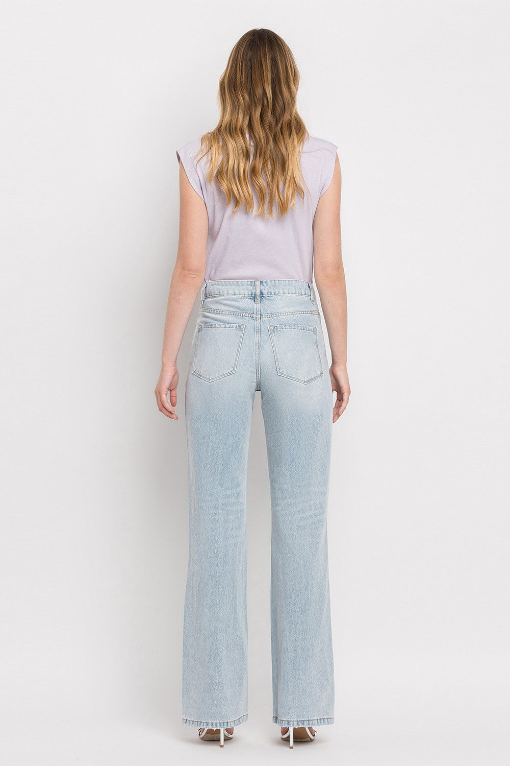 Vervet by Flying Monkey 90'S Vintage Super High Rise Flare Jeans-TOPS / DRESSES-[Adult]-[Female]-2022 Online Blue Zone Planet