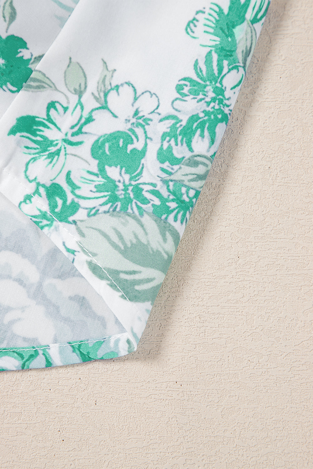 Pink Floral Print Ruffle Sleeve Frilly Button Up Shirt