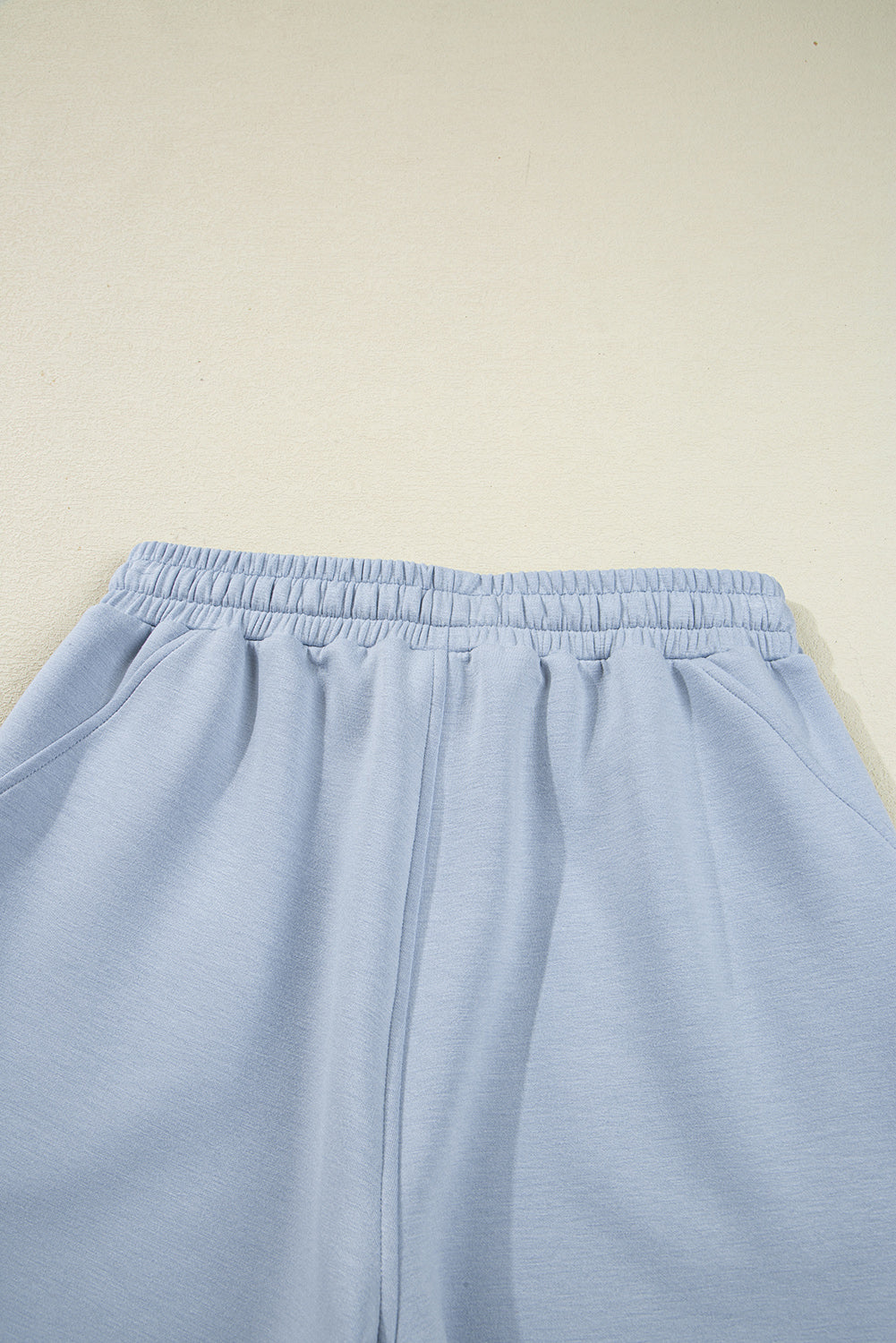 Beau Blue Half Zip Thumbhole Sleeve Hoodie Active Pants 2pcs Outfit-Tops / Dresses-[Adult]-[Female]-2022 Online Blue Zone Planet