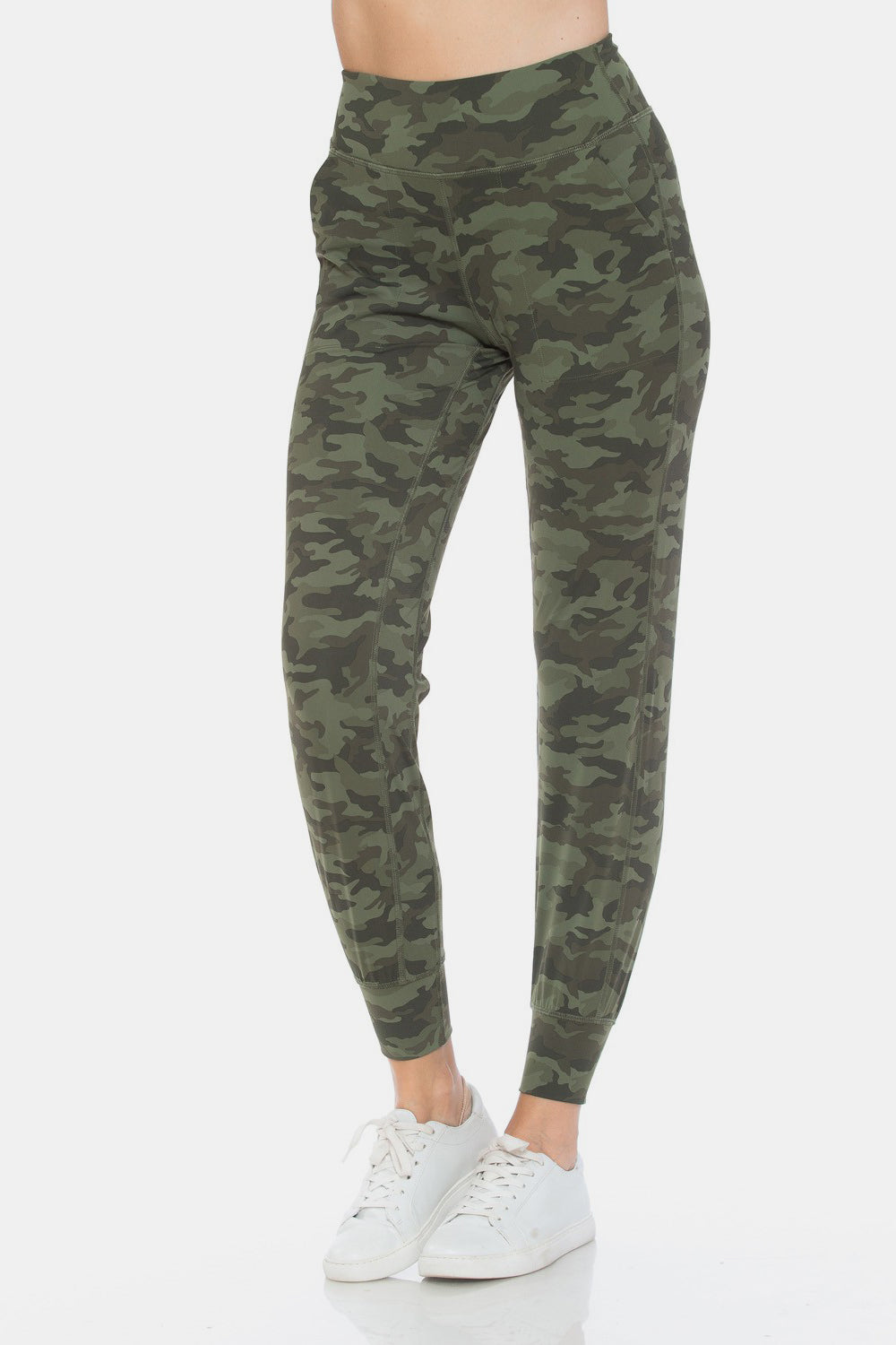 Leggings Depot Camouflage High Waist Leggings-[Adult]-[Female]-2022 Online Blue Zone Planet