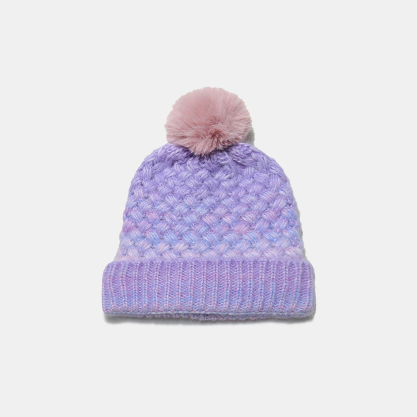 Gradient Knit Hat with Pompom-TOPS / DRESSES-[Adult]-[Female]-2022 Online Blue Zone Planet