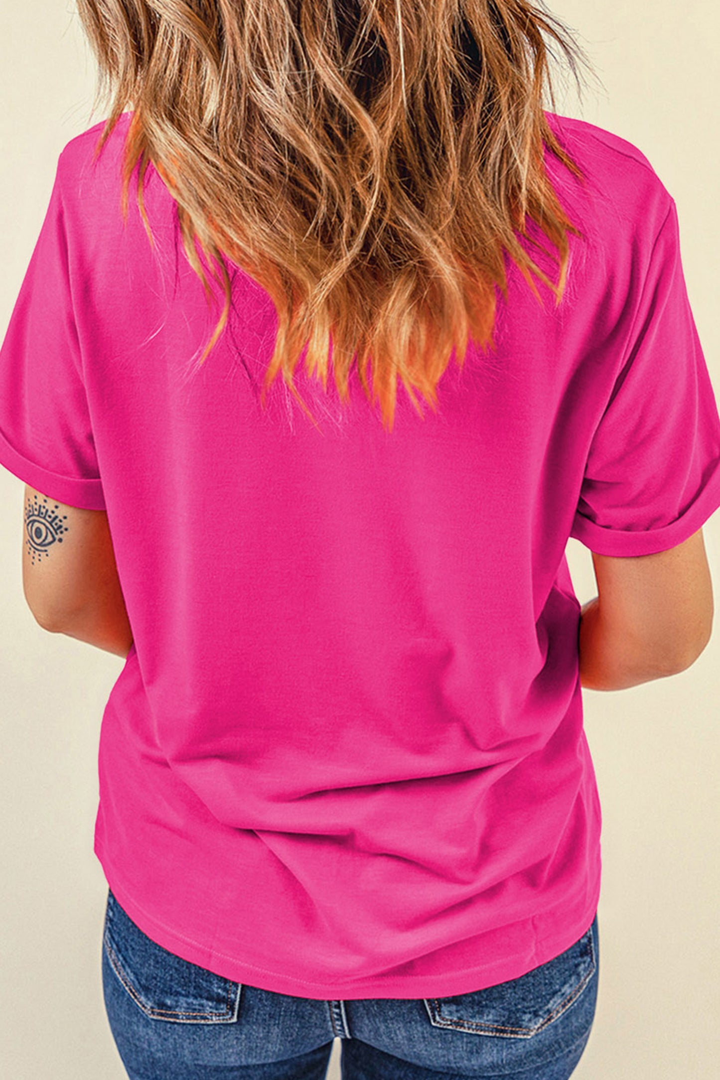 Rose Red Sunshine Iced Coffee Casual Summer T Shirt-Graphic/Graphic Tees-[Adult]-[Female]-2022 Online Blue Zone Planet