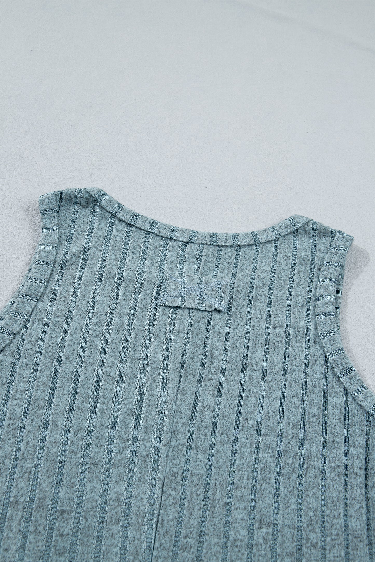 Bonbon Slim Ribbed Mineral Wash Tank Top-Tops/Tank Tops-[Adult]-[Female]-2022 Online Blue Zone Planet