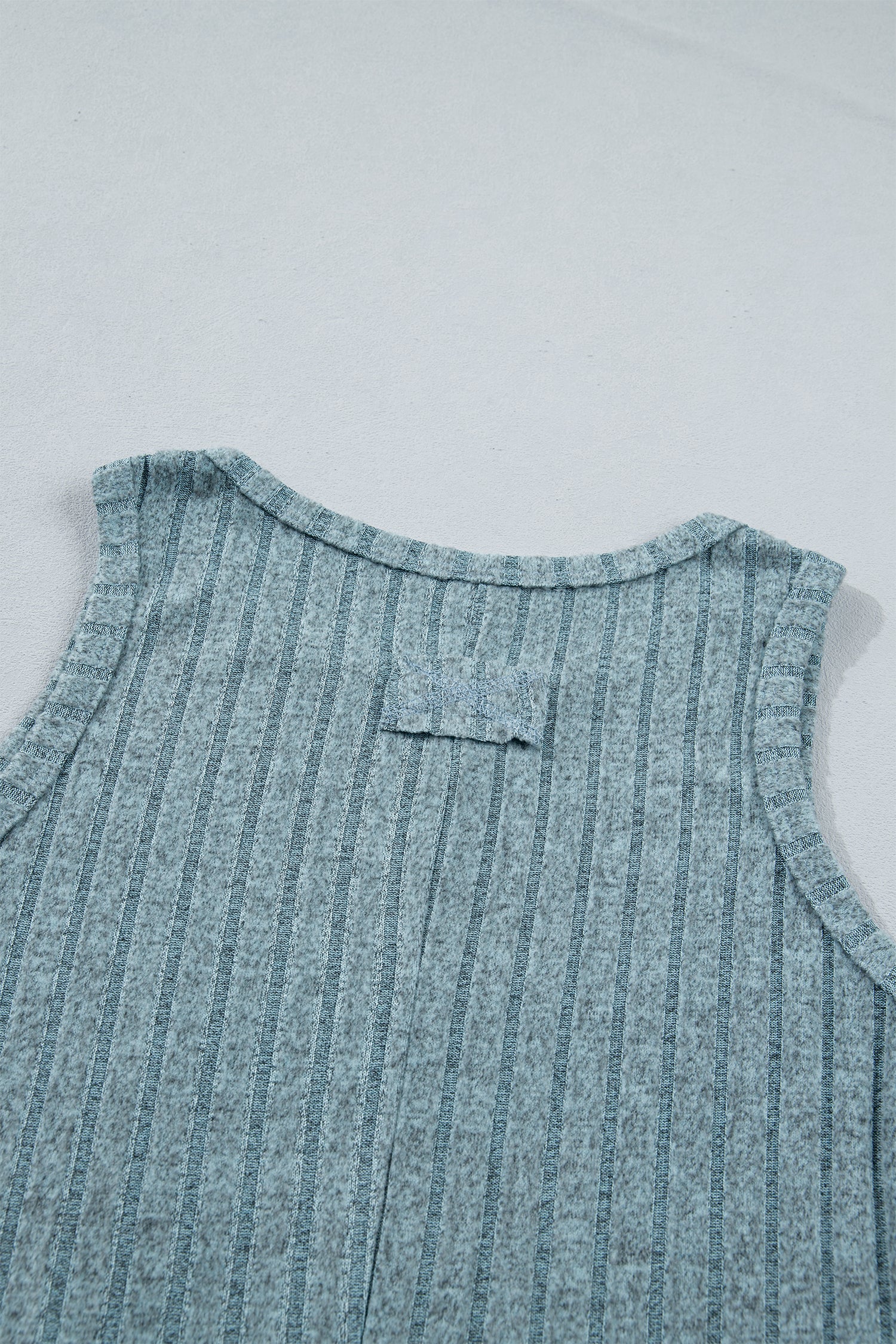 Bonbon Slim Ribbed Mineral Wash Tank Top-Tops/Tank Tops-[Adult]-[Female]-2022 Online Blue Zone Planet