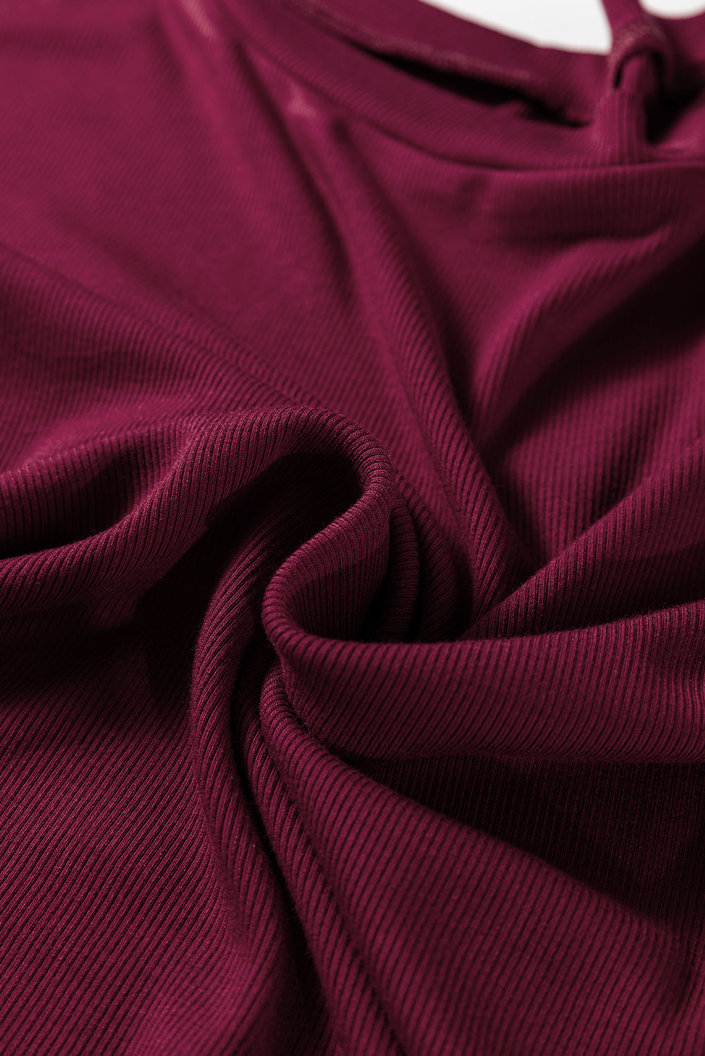 Wild Ginger Contrast Floral Sleeve Solid Ribbed Body Patchwork Long Sleeve Top-Tops/Long Sleeve Tops-[Adult]-[Female]-2022 Online Blue Zone Planet