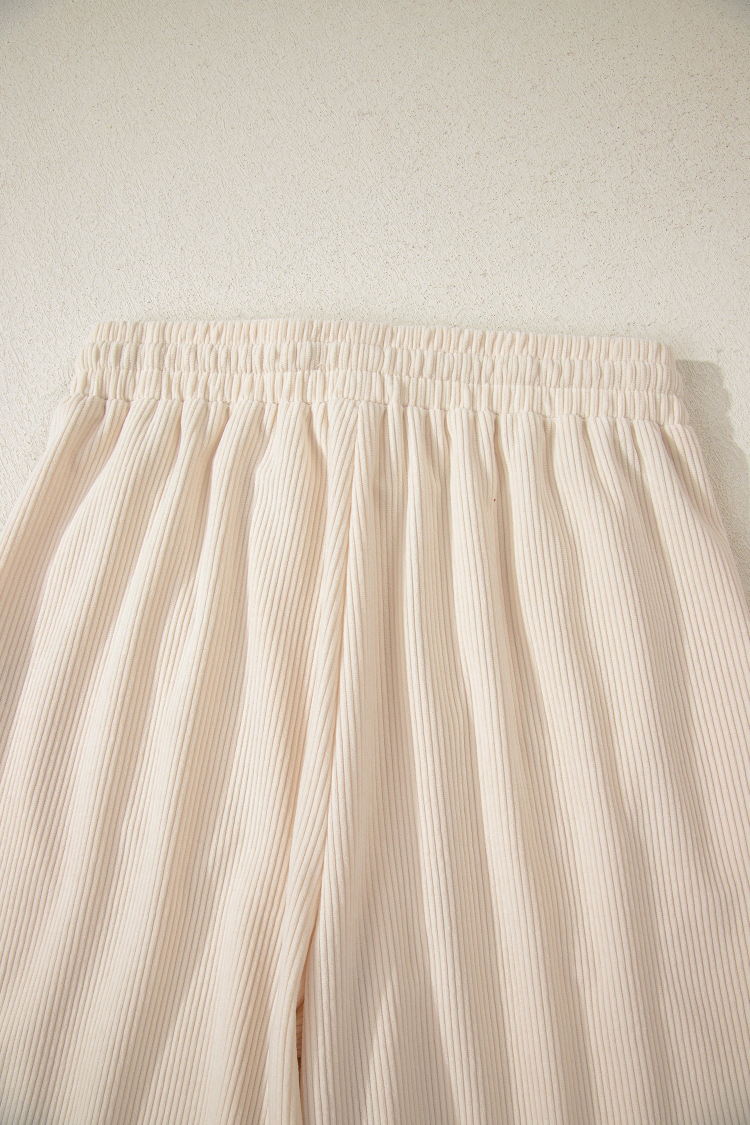 Jet Stream Drawstring Elastic Waist Casual Corduroy Pants-Tops / Dresses-[Adult]-[Female]-2022 Online Blue Zone Planet