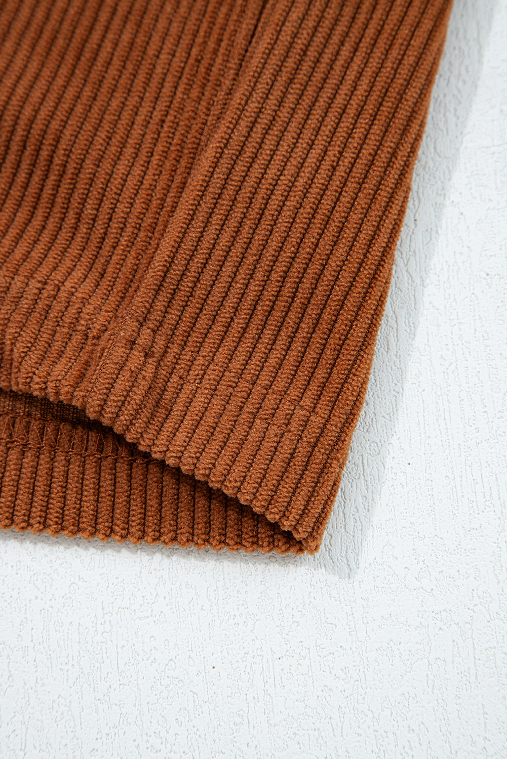 Chestnut Drawstring Elastic Waist Casual Corduroy Pants-TOPS / DRESSES-[Adult]-[Female]-2022 Online Blue Zone Planet