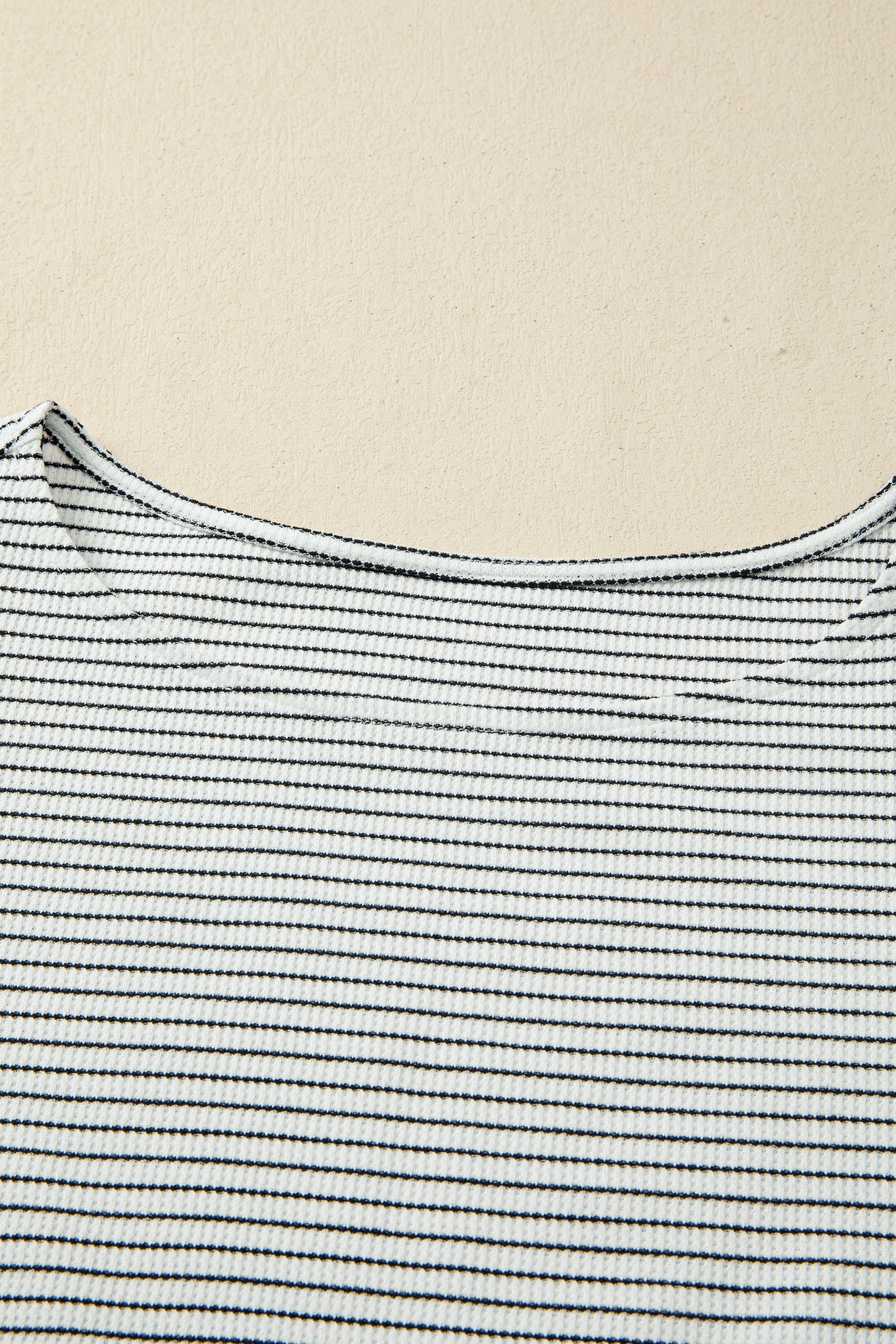 Black Stripe Contrasted Ruffle Trim Casual Tank Top-Tops/Tank Tops-[Adult]-[Female]-2022 Online Blue Zone Planet