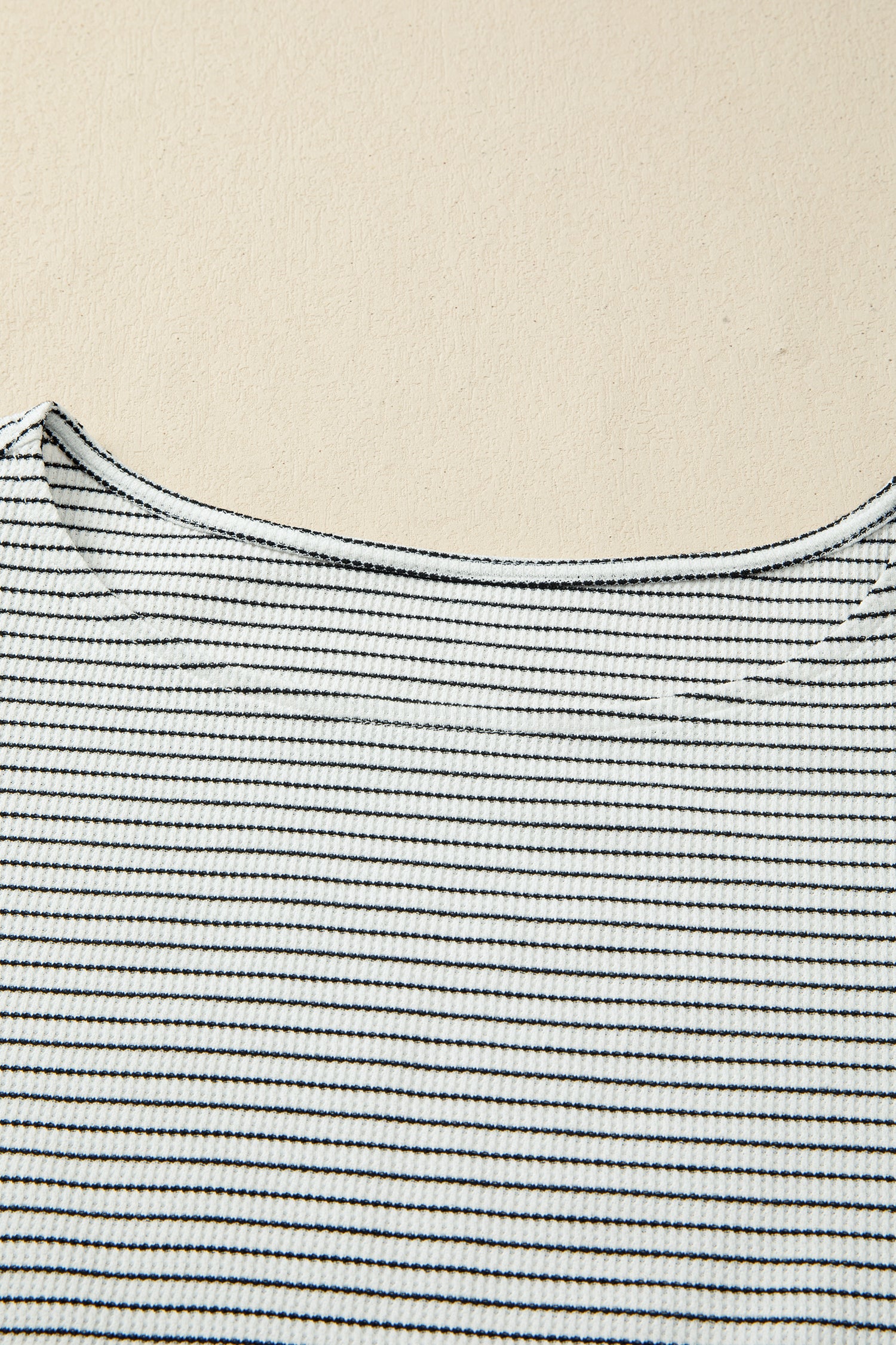 Black Stripe Contrasted Ruffle Trim Casual Tank Top-Tops/Tank Tops-[Adult]-[Female]-2022 Online Blue Zone Planet