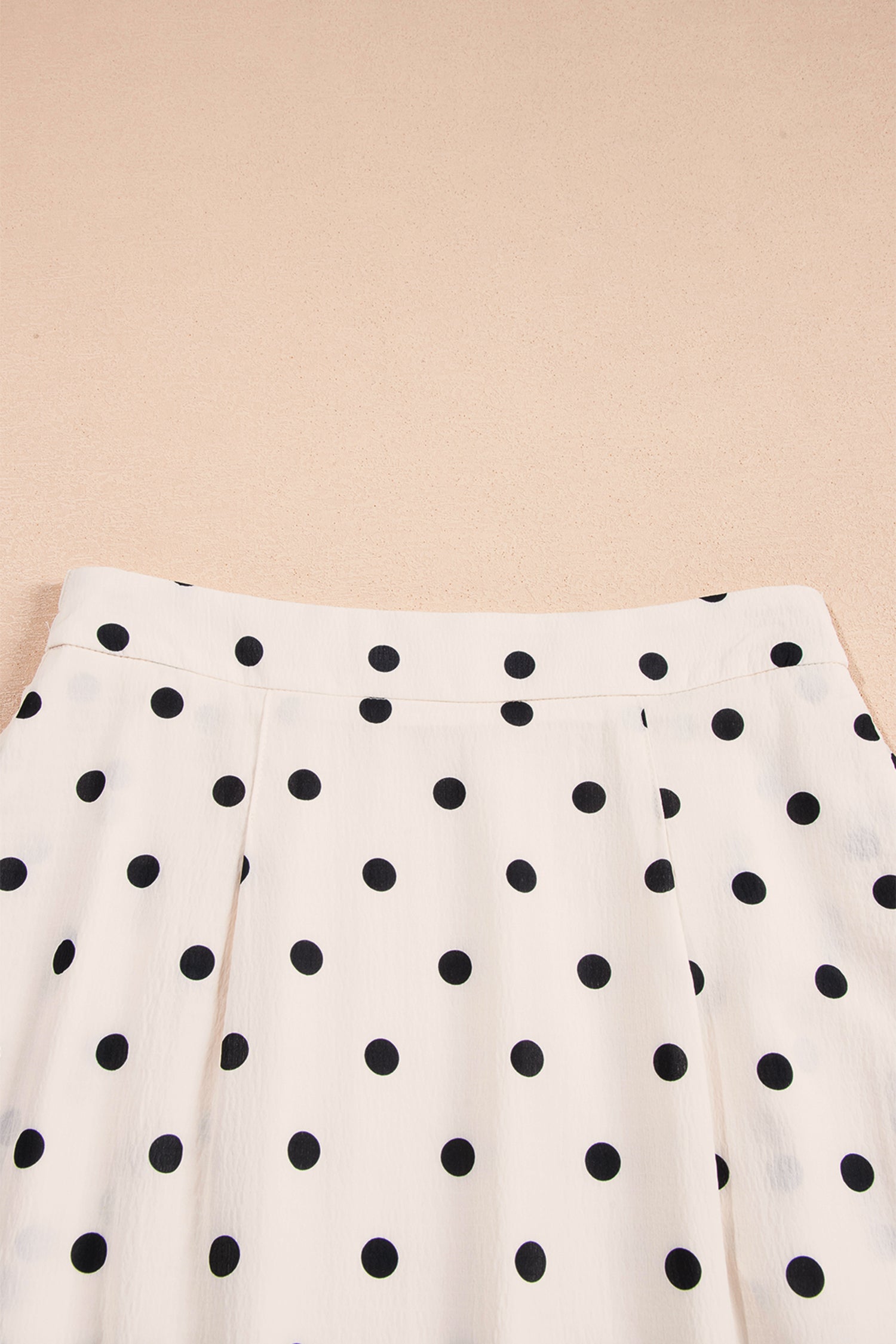 White Polka Dot Ruffled Slit Maxi Skirt-Bottoms/Skirts & Petticoat-[Adult]-[Female]-2022 Online Blue Zone Planet