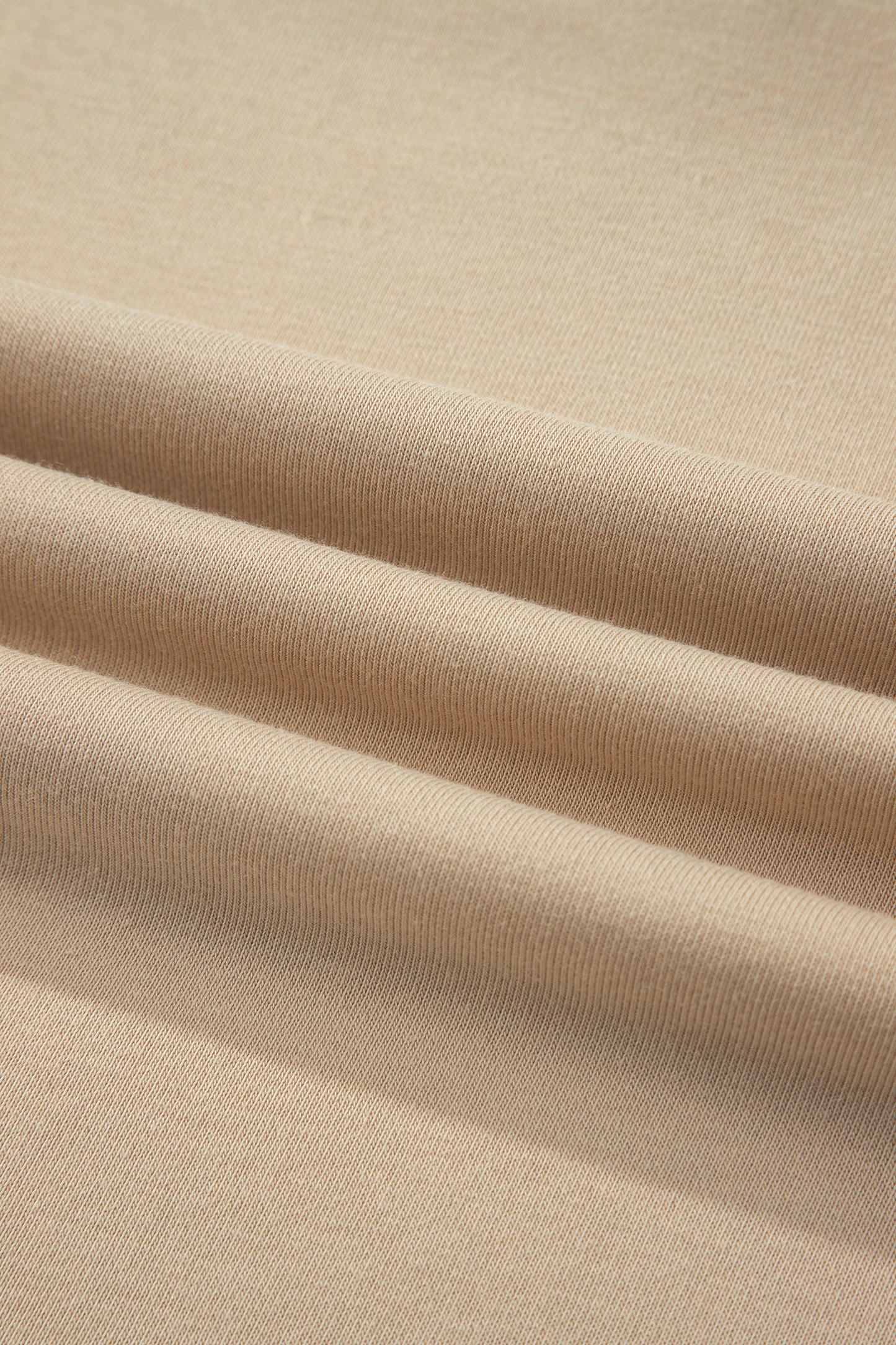 Parchment Striped Raglan Sleeve Notched Neck Raw Edge Plus Size Jumper-Plus Size/Plus Size Tops/Plus Size Long Sleeve Tops-[Adult]-[Female]-2022 Online Blue Zone Planet