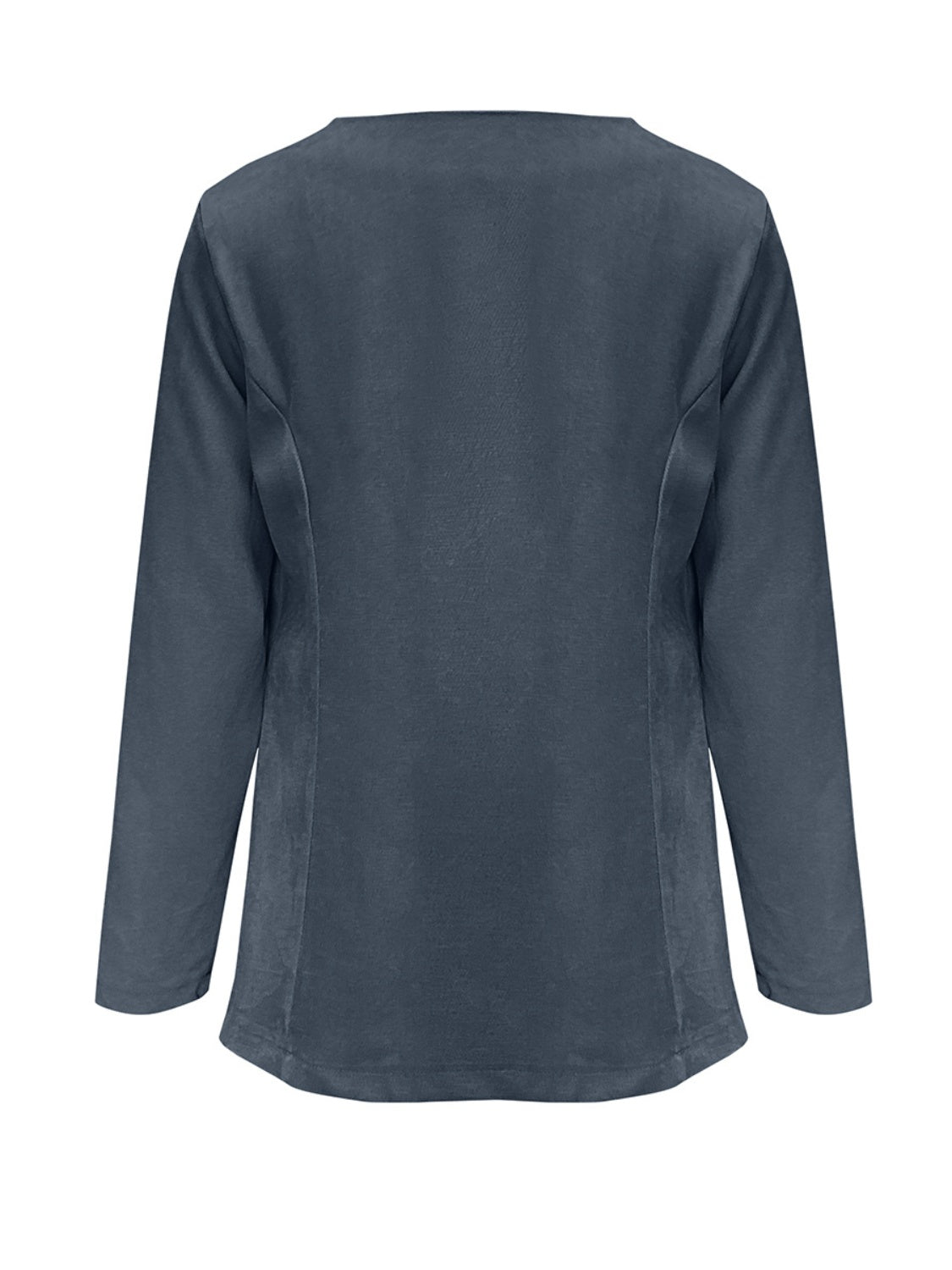 Open Front Long Sleeve Cardigan-TOPS / DRESSES-[Adult]-[Female]-2022 Online Blue Zone Planet