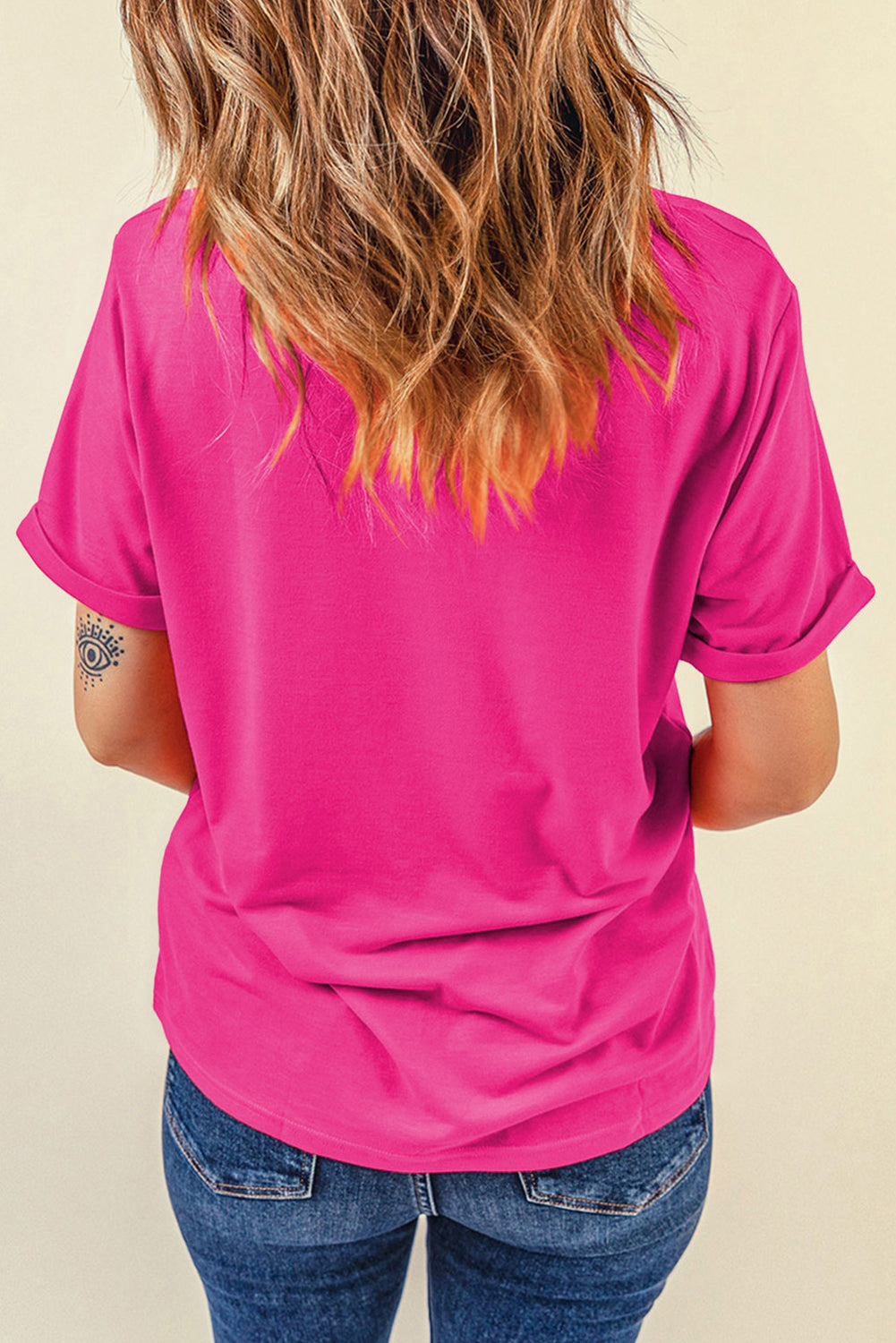 Rose Red Plaid Bubble Gum Rabbit Graphic Eater T Shirt-Graphic/Graphic Tees-[Adult]-[Female]-2022 Online Blue Zone Planet