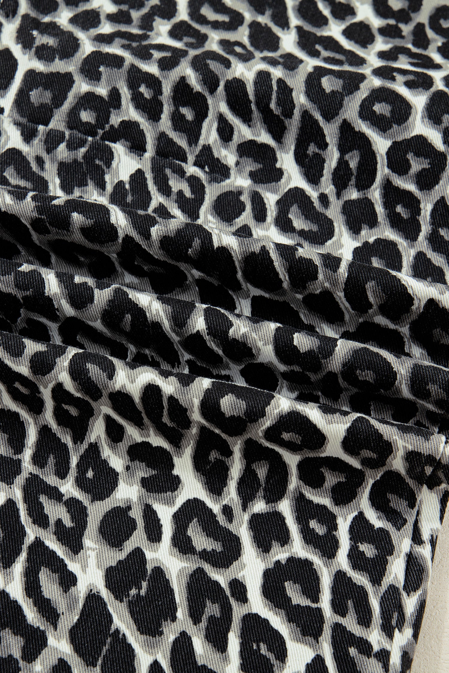 Black Leopard Print Barrel Jeans-Bottoms/Jeans-[Adult]-[Female]-2022 Online Blue Zone Planet