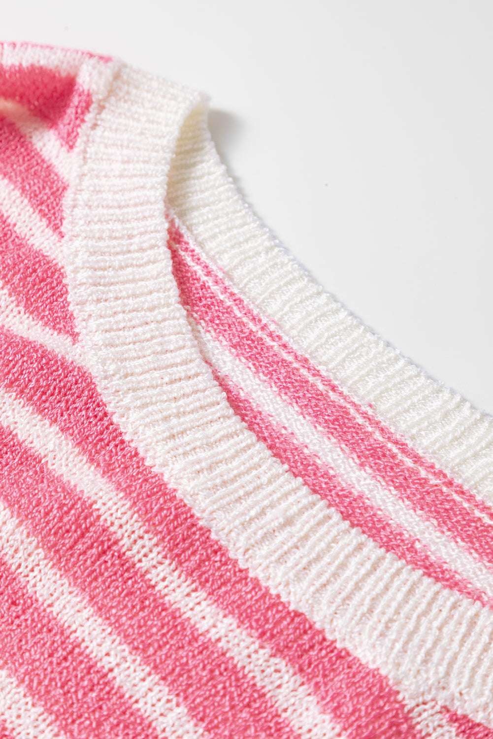 Multicolour Striped Exposed Seam Colorblock Patchwork Plus Size Sweater-TOPS / DRESSES-[Adult]-[Female]-2022 Online Blue Zone Planet